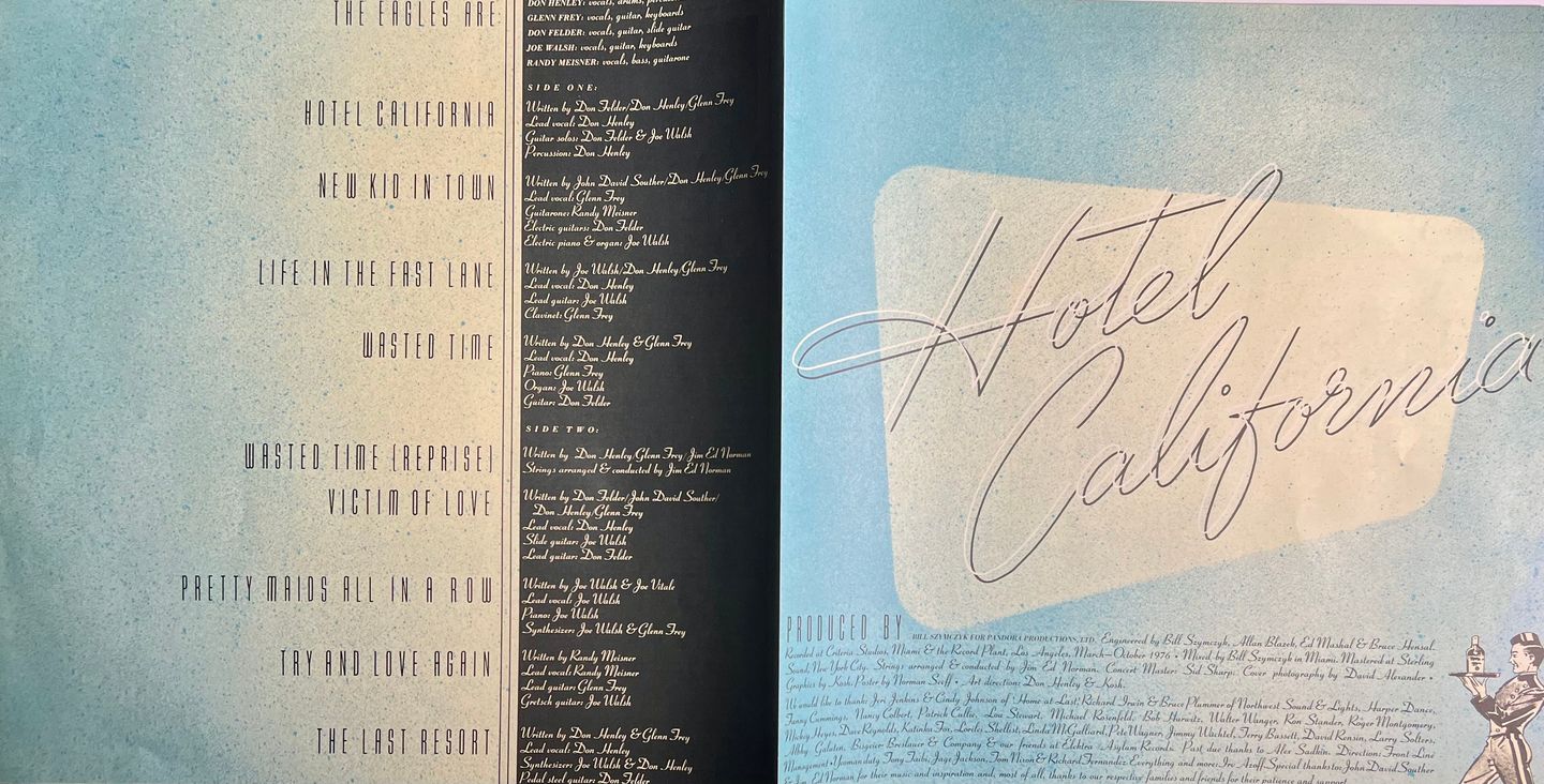 Eagles - Hotel California | Asylum Records (P-10221Y) - 8