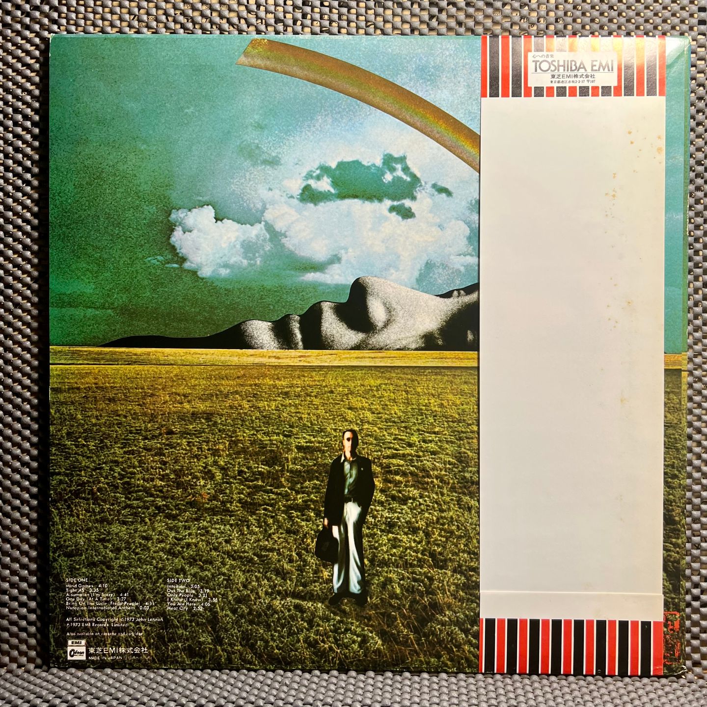 John Lennon - Mind Games [Vinyl LP - Japan Press - 1977 - Odeon EAS-80706 - NM to Mint with Obi & Insert] Rock | Odeon (EAS-80706) - 3