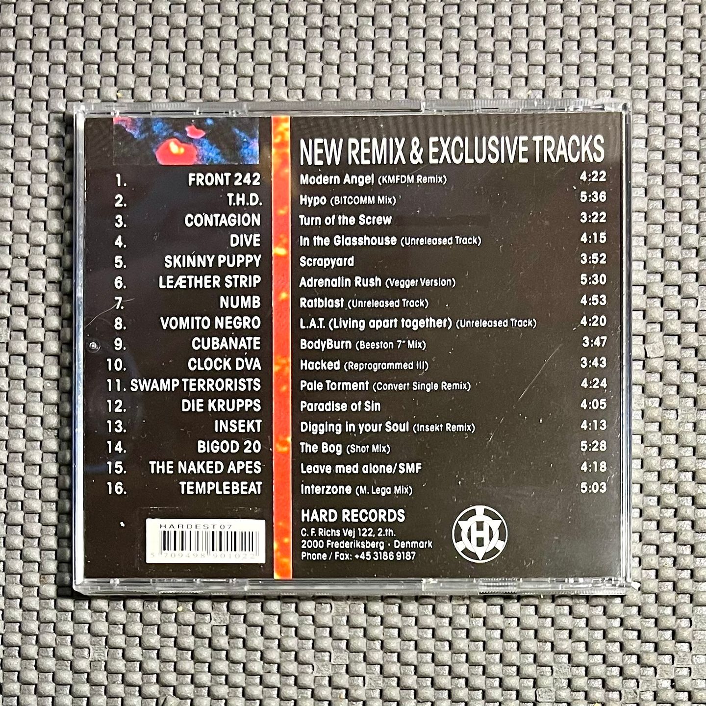 Various - The Digital Space Between [CD - 1st Ed. 1994 - Denmark - Hard Records HARDEST 07 - NM/NM] Electro Industrial | Hard Records (HARDEST 07) - 3