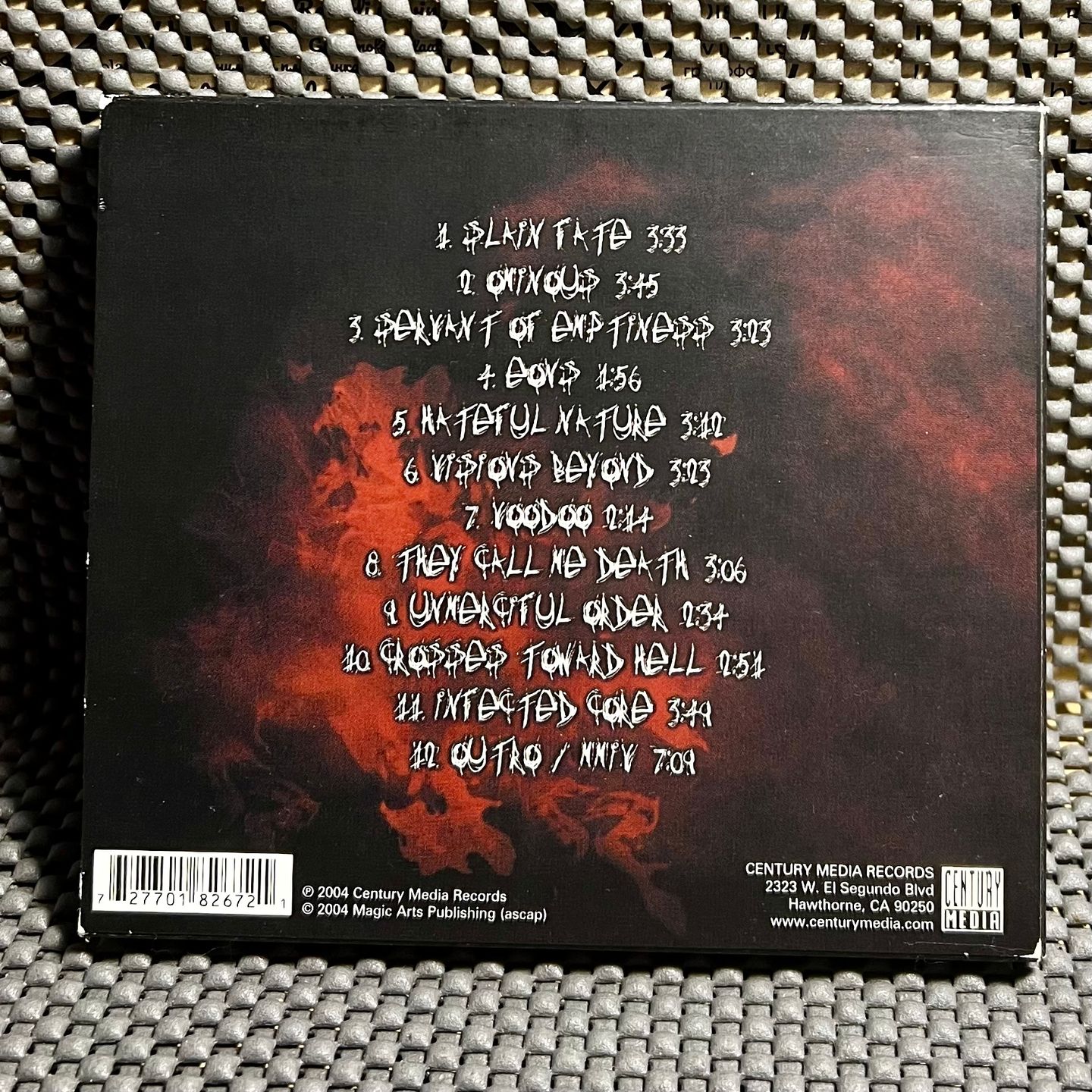 Krisiun - Bloodshed [CD - 1st US Ed. - 2004 - Century Media 8267-2 - NM/NM] Death Metal | Century Media (8267-2) - 2