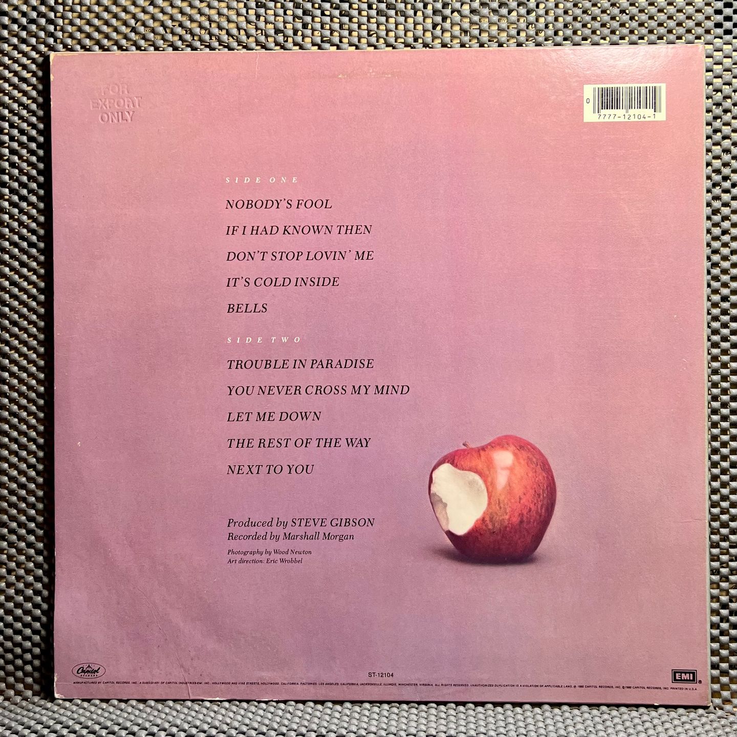 Deborah Allen - Trouble In Paradise [Vinyl LP - 1st US Press - 1980 - ST-12104 - EX to NM] Country Folk | Capitol Records (ST-12104) - 3