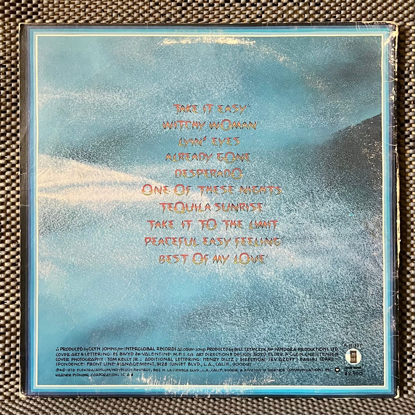 Eagles - Their Greatest Hits 1971-1975 [LP - 1st Japan Press - 1976 - VG+/VG] | Asylum Records (P-10150Y) - 3