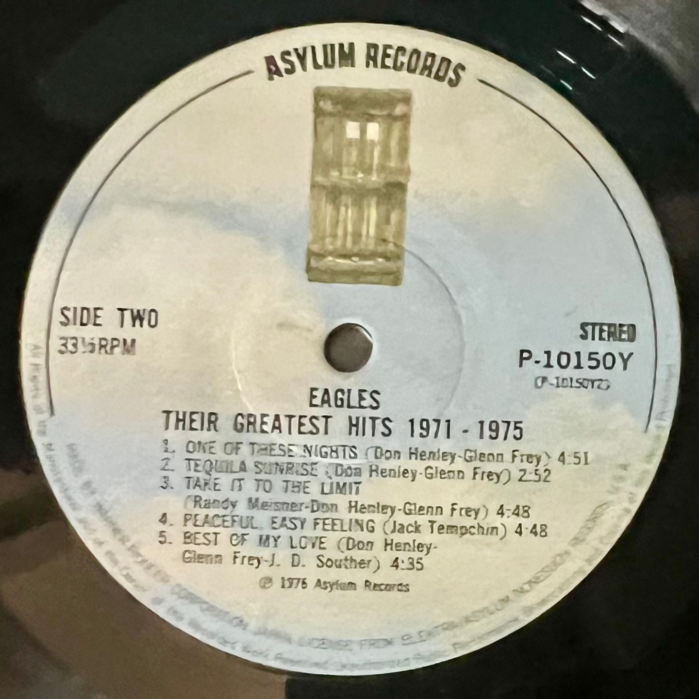 Eagles - Their Greatest Hits 1971-1975 [LP - 1st Japan Press - 1976 - VG+/VG] | Asylum Records (P-10150Y) - 5