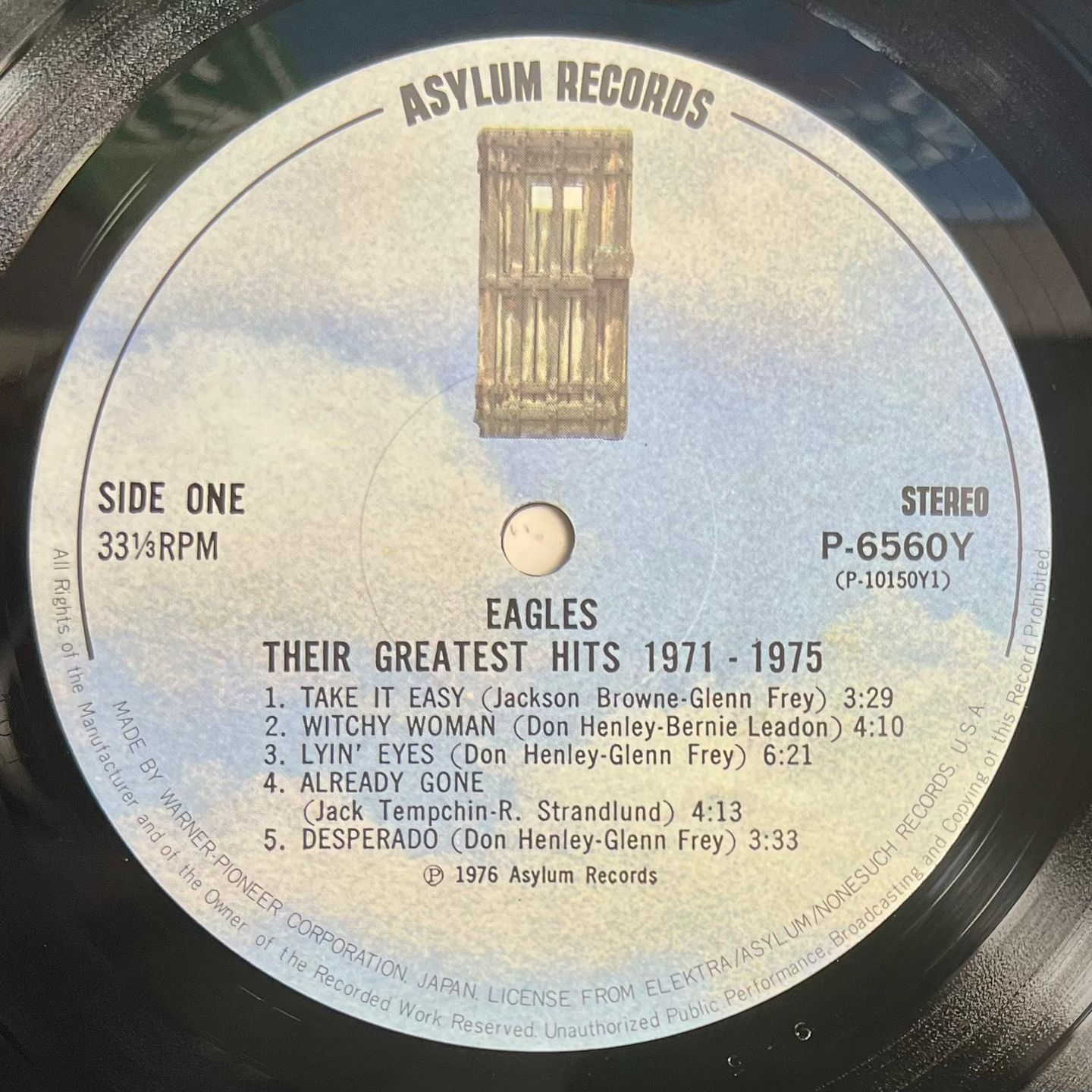 Eagles - Their Greatest Hits 1971-1975 [LP OG Japan 1981 NM/NM] | Asylum Records (P-6560Y) - 4