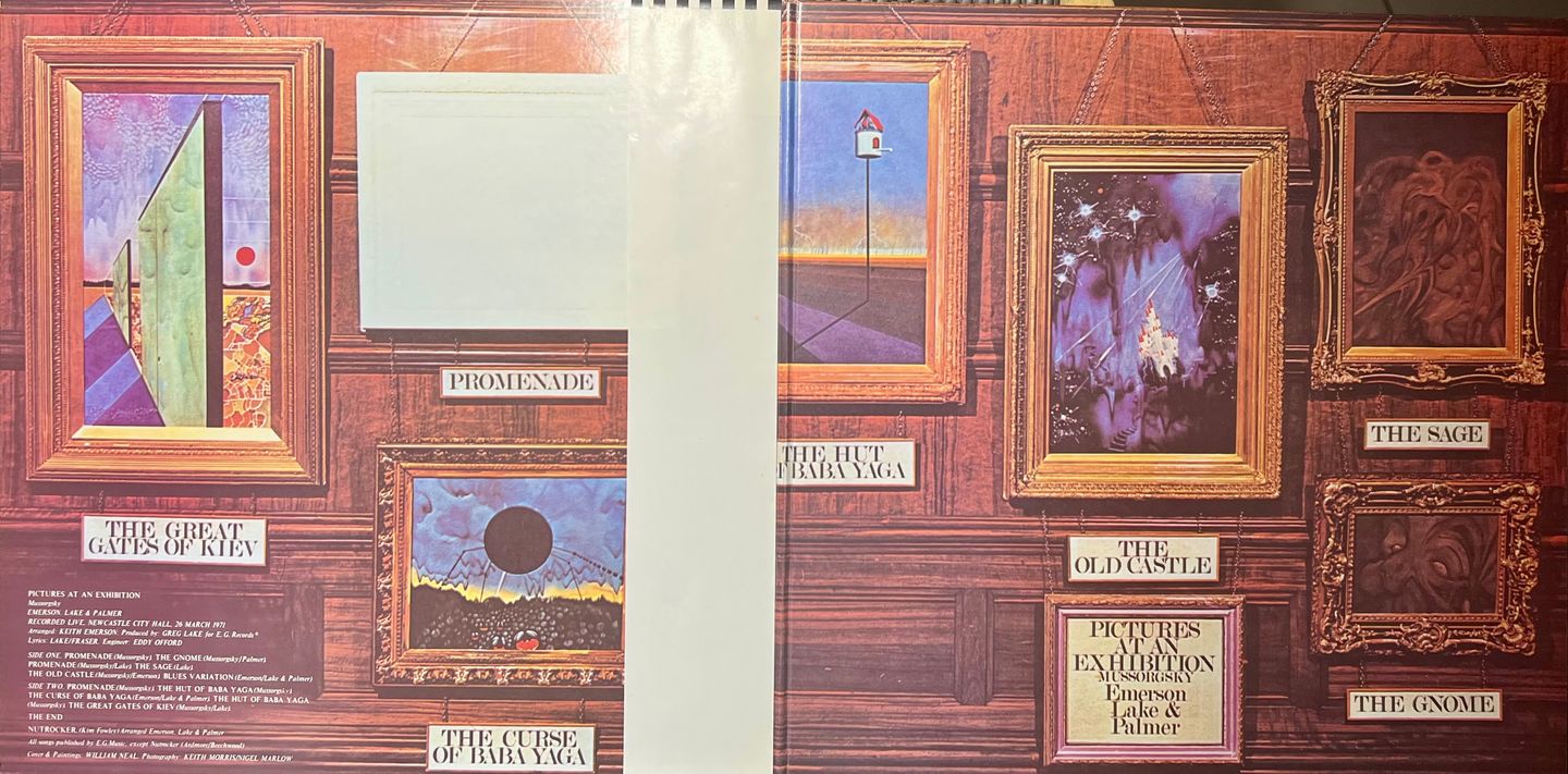 Emerson, Lake & Palmer - Pictures At An Exhibition [LP Red Japan 1976 - NM/NM] | Atlantic (P-10112A) - 4