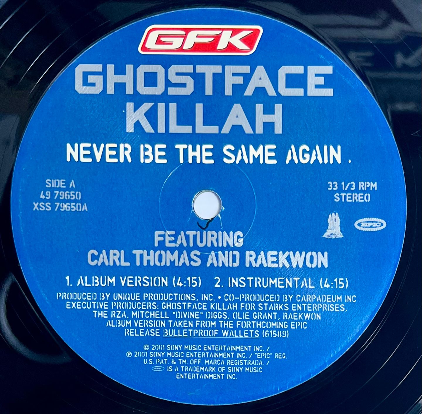 Ghostface Killah - Never Be The Same Again | Epic (49 79650) - 3 Ghostface Killah - Never Be The Same Again | Epic (49 79650) - 3