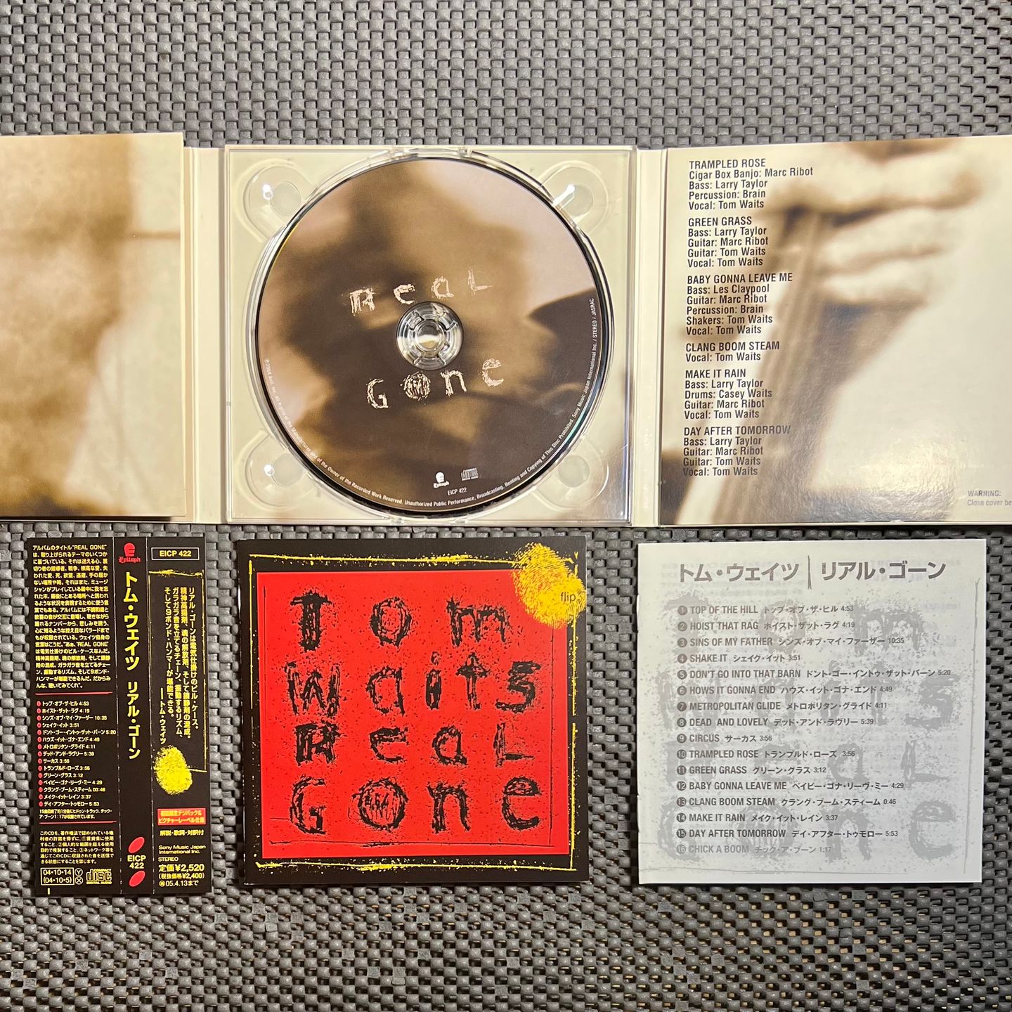 Tom Waits - Real Gone [CD - 1st Japan Ed. - 2004 - EICP 422 - NM/NM] | Epitaph (EICP 422) - 3