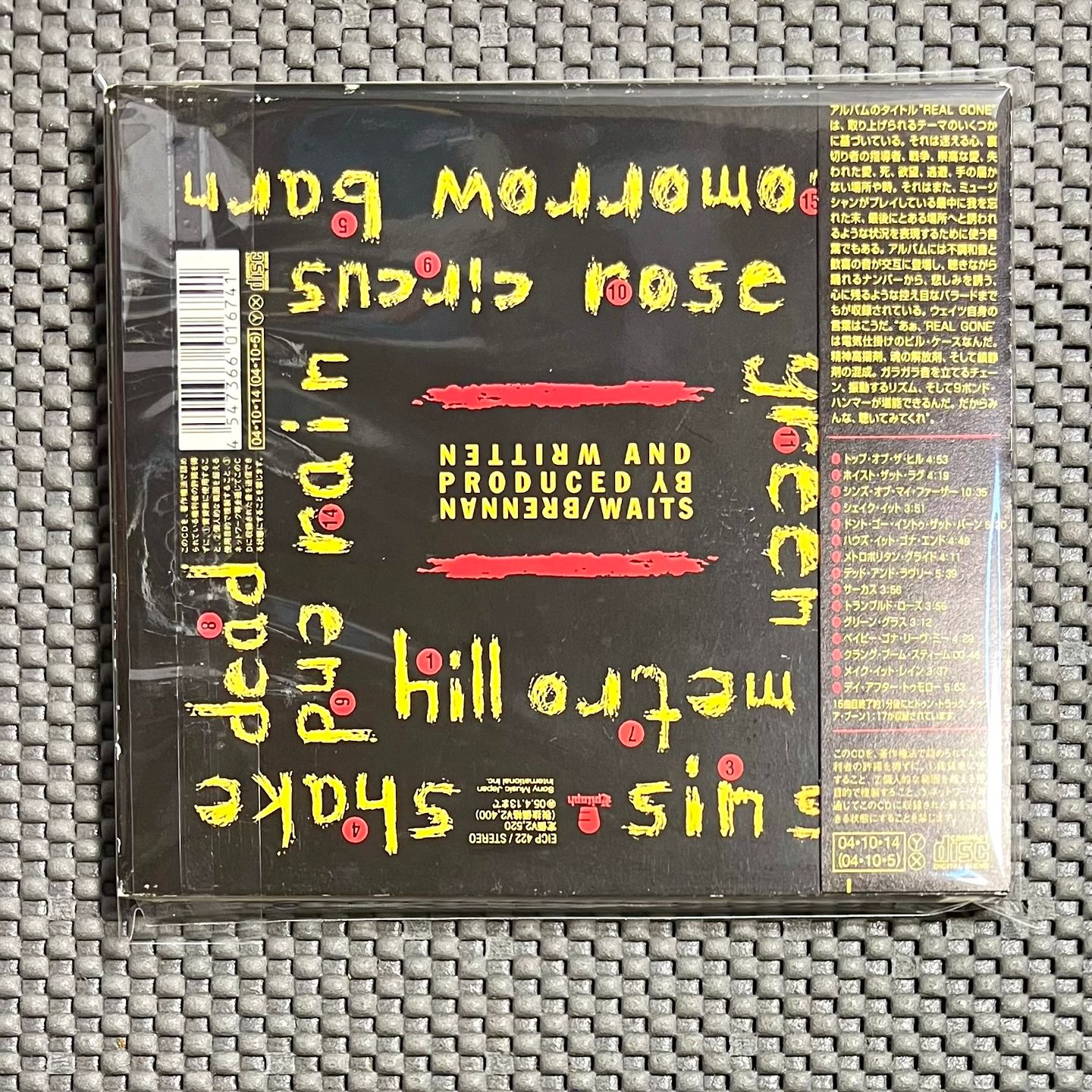 Tom Waits - Real Gone [CD - 1st Japan Ed. - 2004 - EICP 422 - NM/NM] | Epitaph (EICP 422) - 2