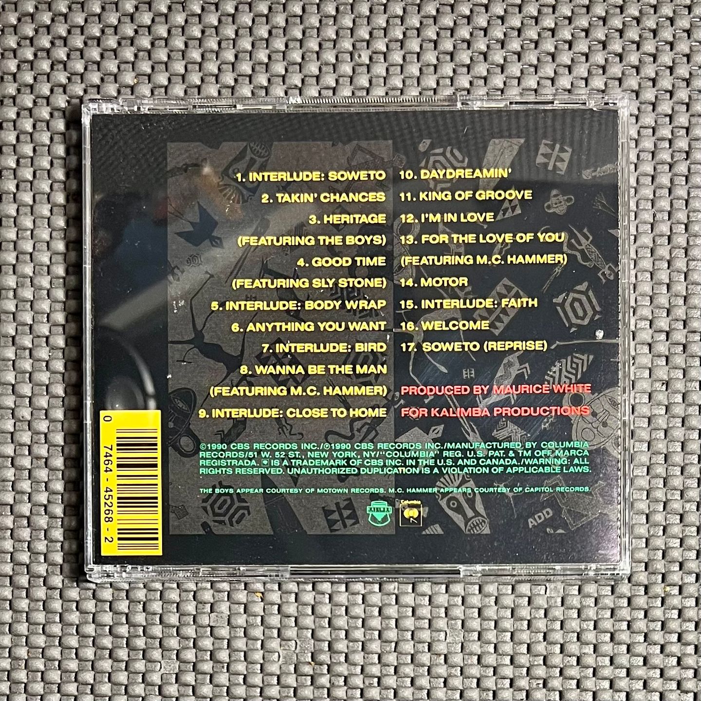 Earth, Wind & Fire - Heritage [CD - 1st US Press - 1990 - EX/EX] | Columbia (CK 45268) - 2