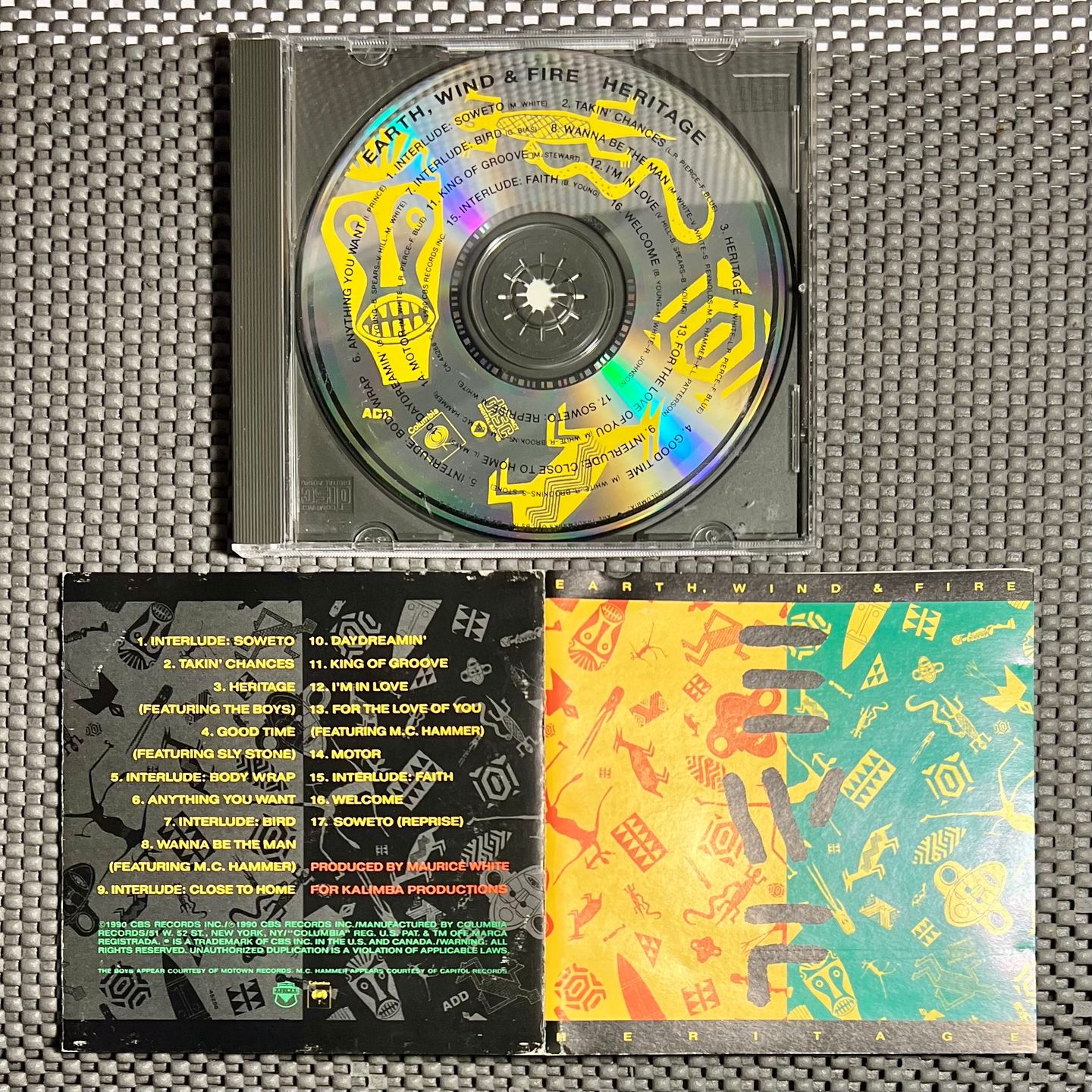 Earth, Wind & Fire - Heritage [CD - 1st US Press - 1990 - EX/EX] | Columbia (CK 45268) - 3