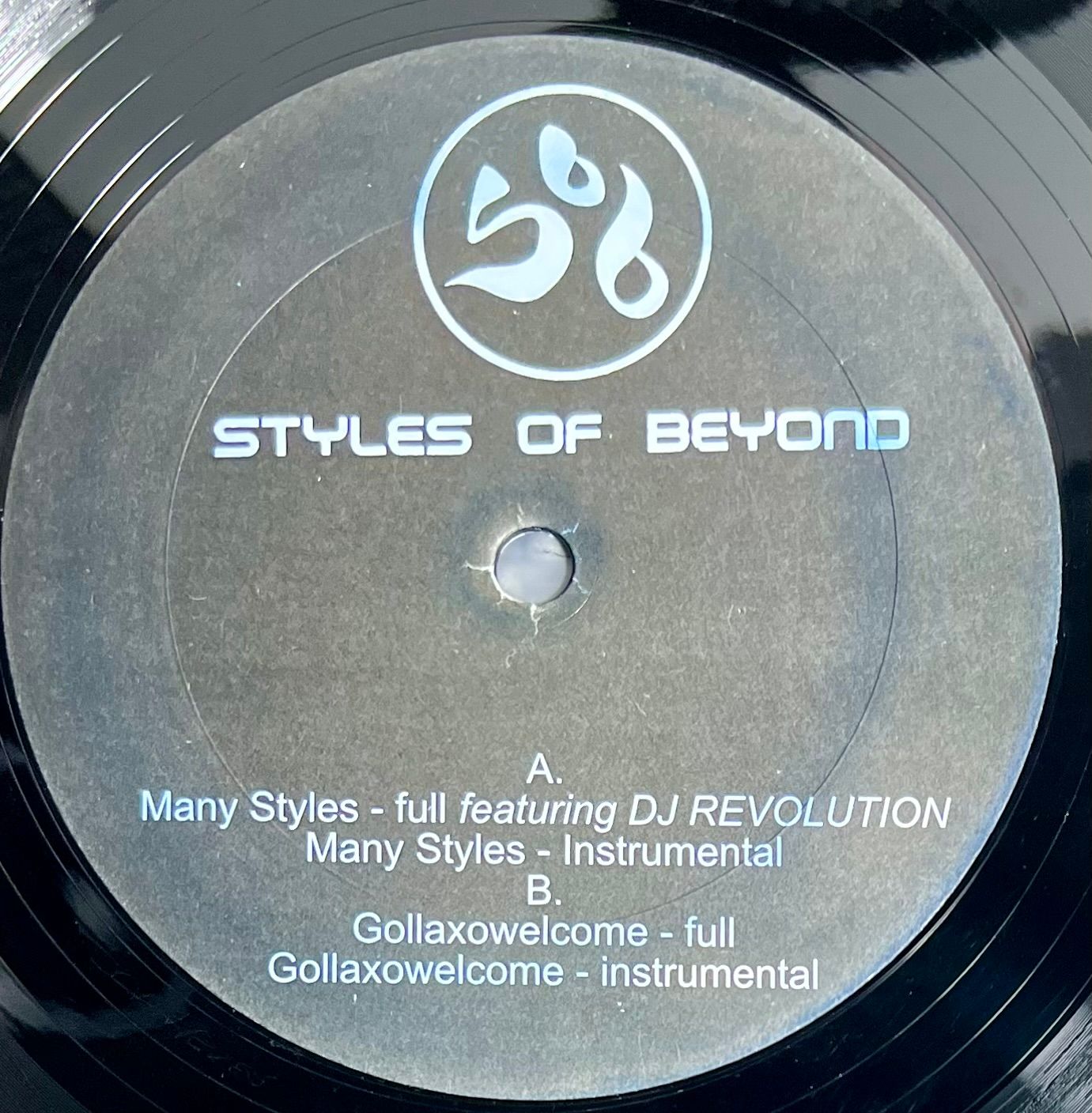 Styles Of Beyond - Many Styles / Gollaxowelcome | Ideal Records (00109) - main