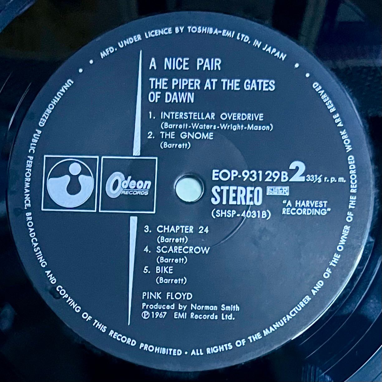 Pink Floyd - A Nice Pair [Vinyl LP - Japan Press - 1973 - EOP-93129B - NM to MINT] Prog Rock | Harvest (EOP-93129B) - 5