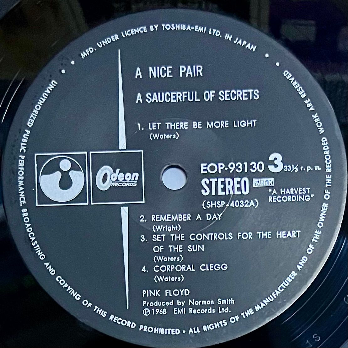 Pink Floyd - A Nice Pair [Vinyl LP - Japan Press - 1973 - EOP-93129B - NM to MINT] Prog Rock | Harvest (EOP-93129B) - 6