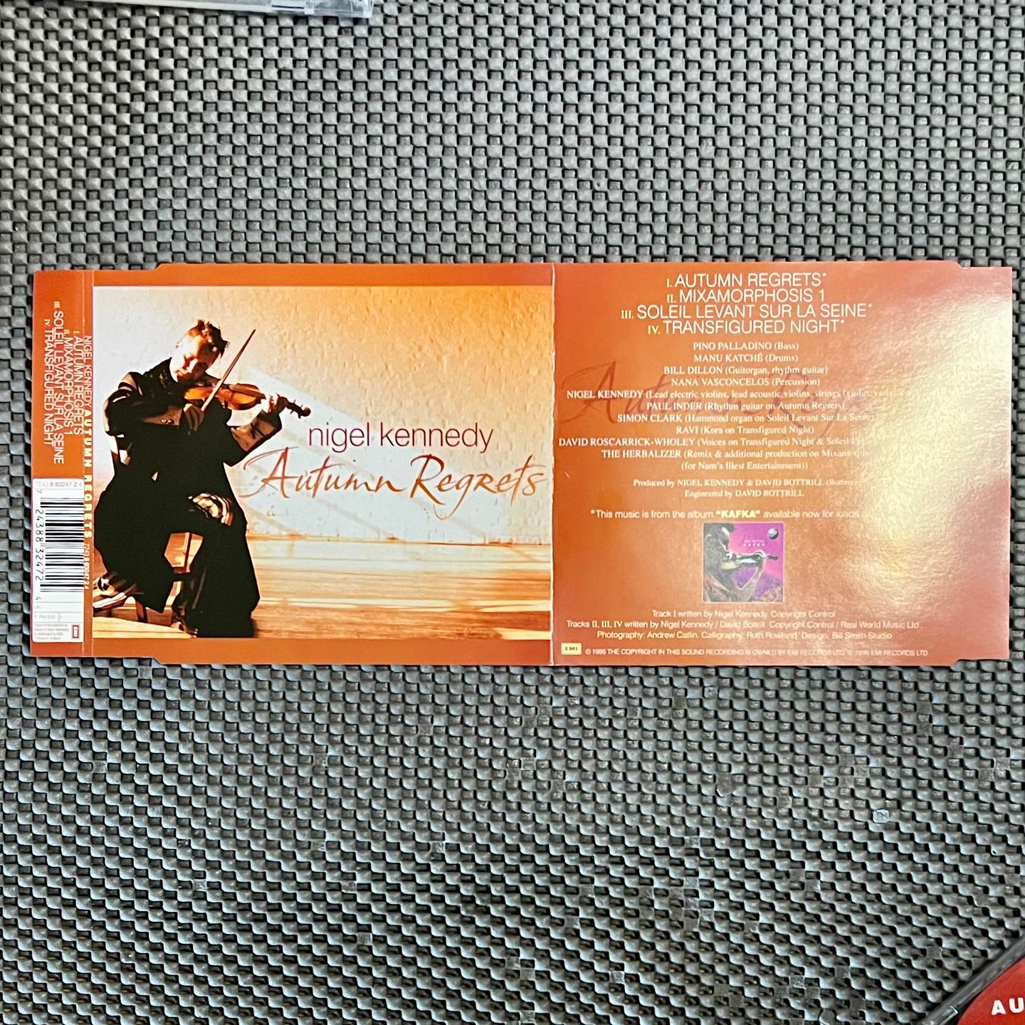 Nigel Kennedy - Autumn Regrets [CD EP - 1st Press NL - NM / Mint] | EMI (7243 8 83247 2 4) - 3