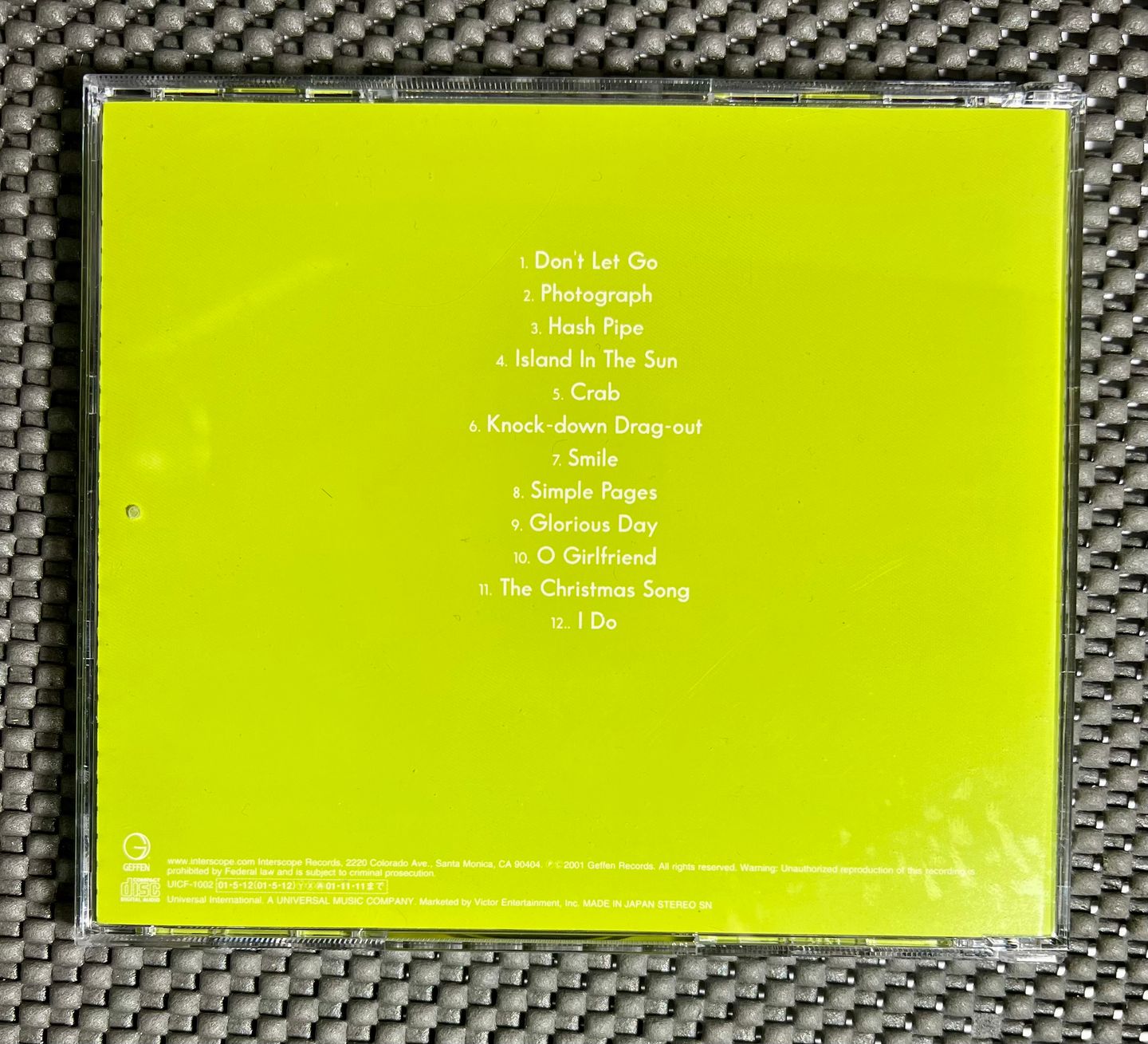 Weezer - Weezer | Geffen Records (UICF-1002) - 2