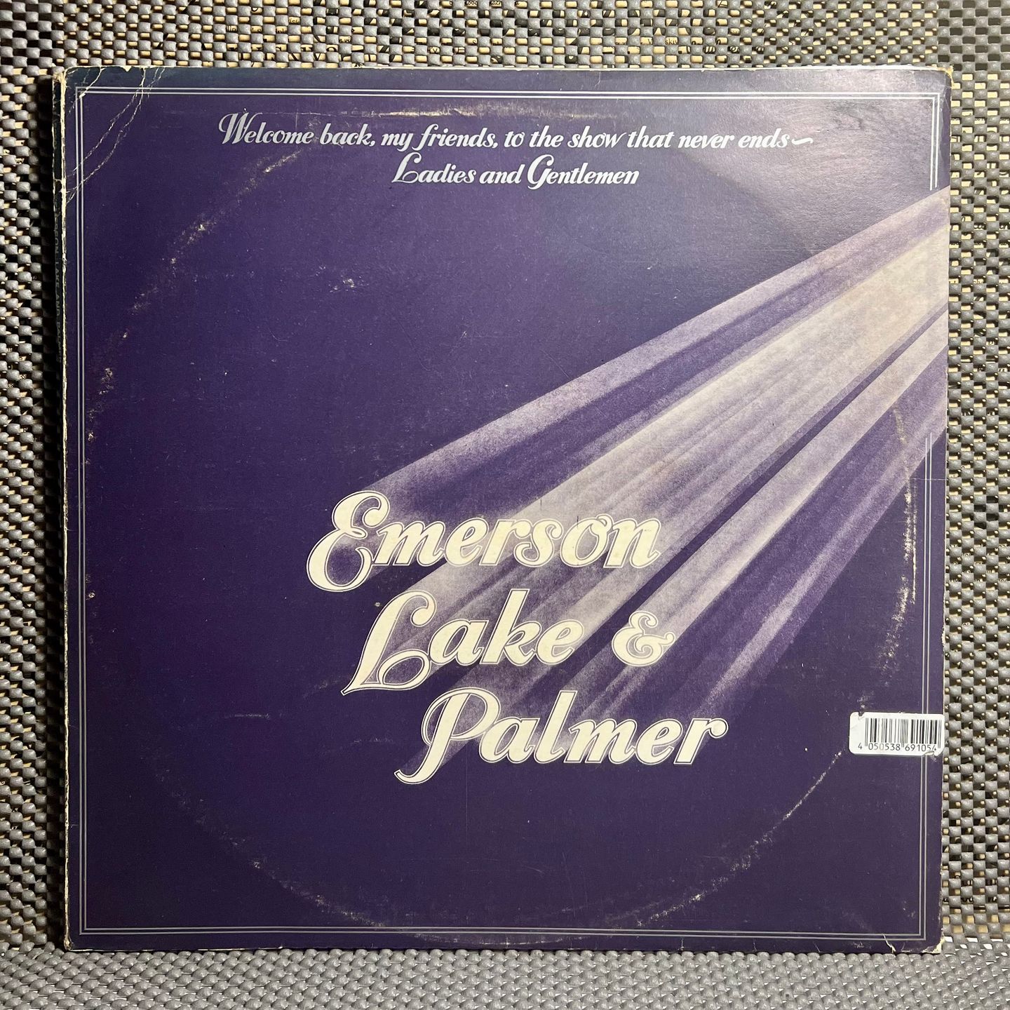 Emerson, Lake & Palmer - Welcome Back My Friends To The Show That Never Ends - Ladies And Gentlemen [3xLP OG Italy 1974 EX/VG] | Manticore (AMAL 32001)