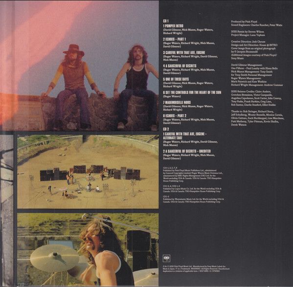 Pink Floyd - Pink Floyd At Pompeii MCMLXXII | Sony Records Int'l (SICP 6692~4) - 5