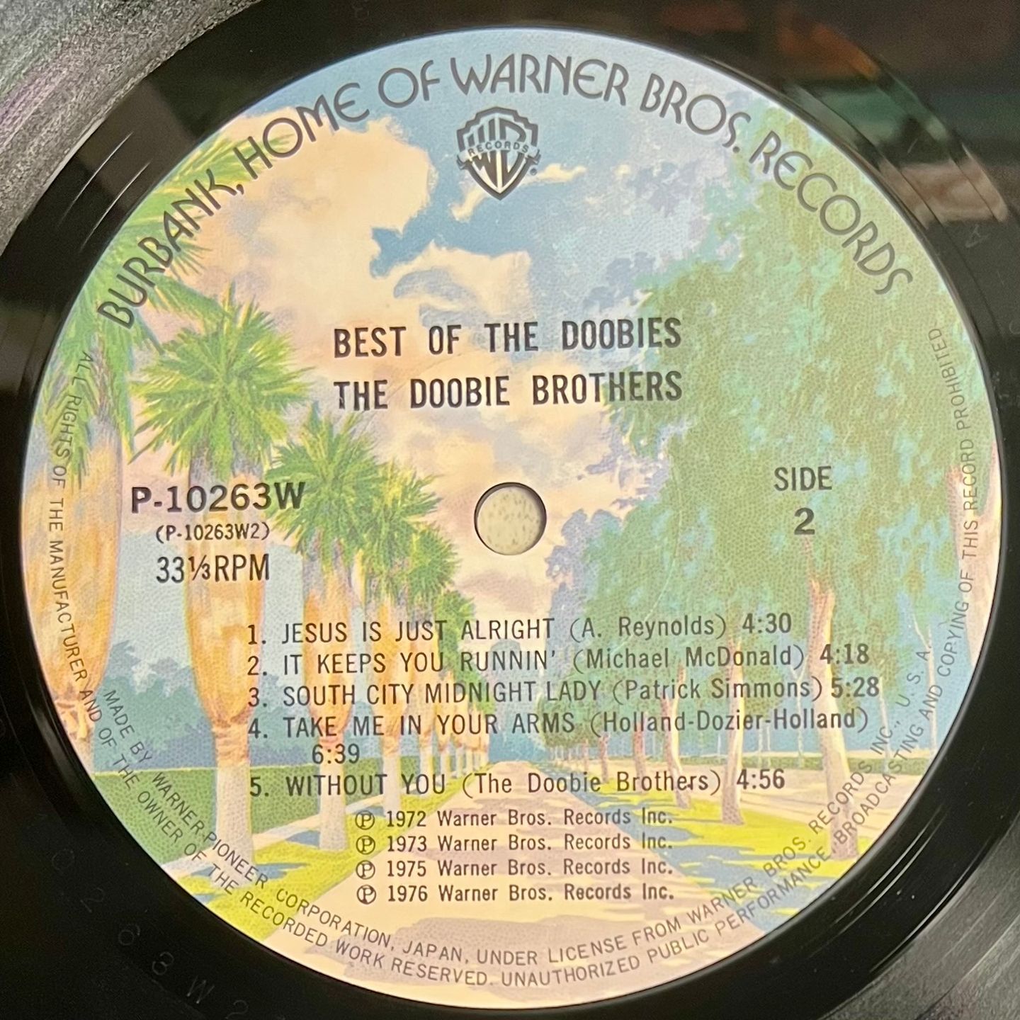 The Doobie Brothers - Best Of The Doobies [LP - 1st Japan Press - 1976 - NM/VG+] | Warner Bros. Records (P-10263W) - 5