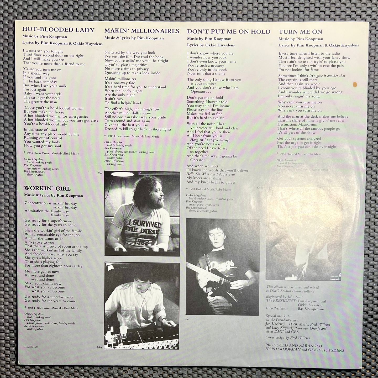 The President - By Appointment Of [Vinyl LP - 1st NL Press - 1983 - CBS 25631 - NM/NM] Pop Rock | CBS (CBS 25631) - 7