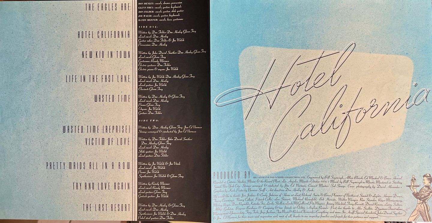Eagles - Hotel California [Vinyl LP - Japaj Press - Reissue 1981 - Asylum Records P-6561Y - EX to NM/NM with Obi, Insert & Poster] Rock | Asylum Records (P-6561Y) - 5