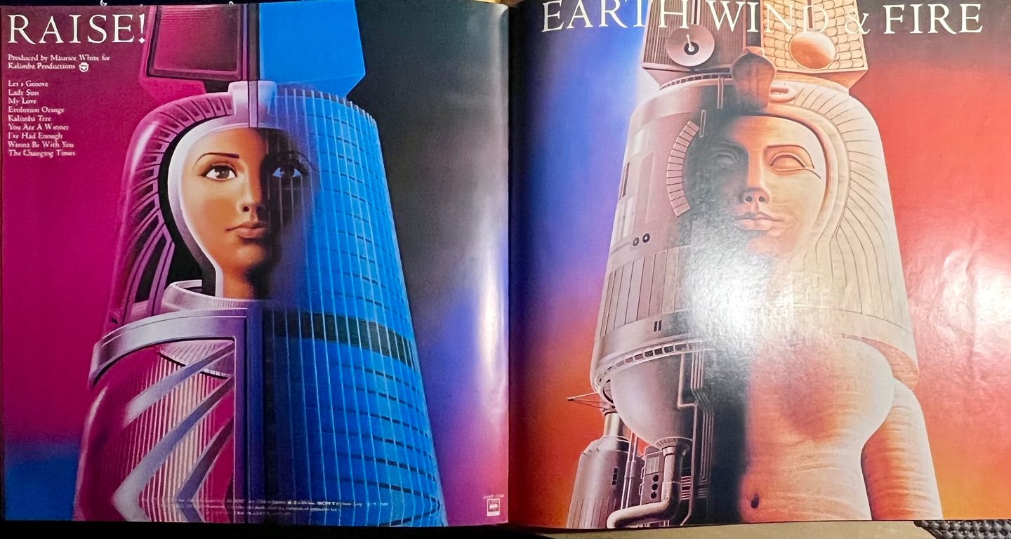 Earth, Wind & Fire - Powerlight [Vinyl LP - 1st Japan Press - 1983 - NM/NM] | CBS/Sony (25AP 2480) - 10