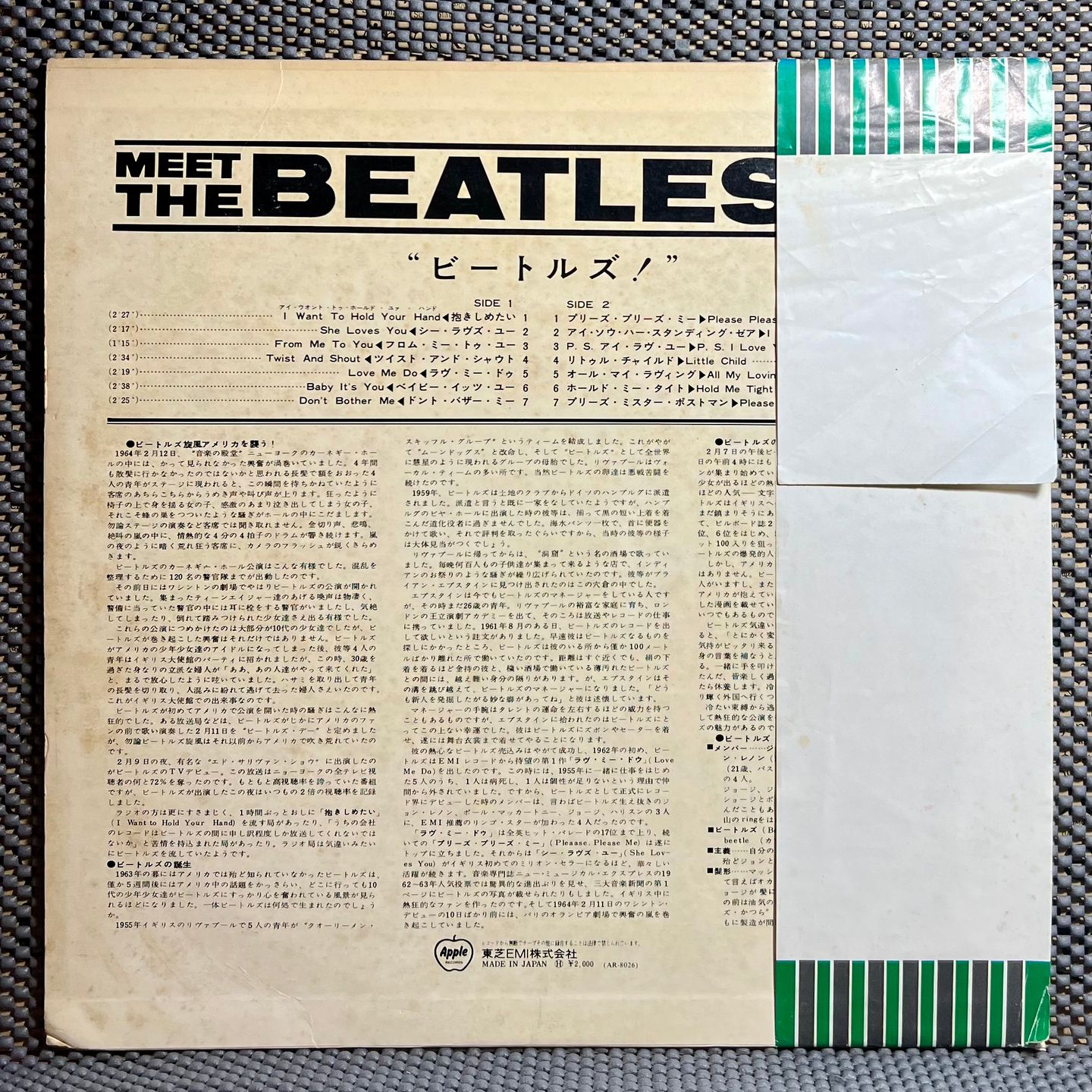 The Beatles - Meet The Beatles! | Apple Records (AR-8026) - 6