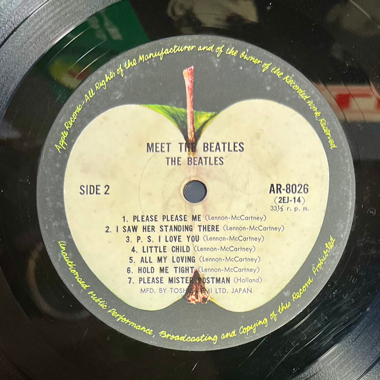 The Beatles - Meet The Beatles! | Apple Records (AR-8026) - 3