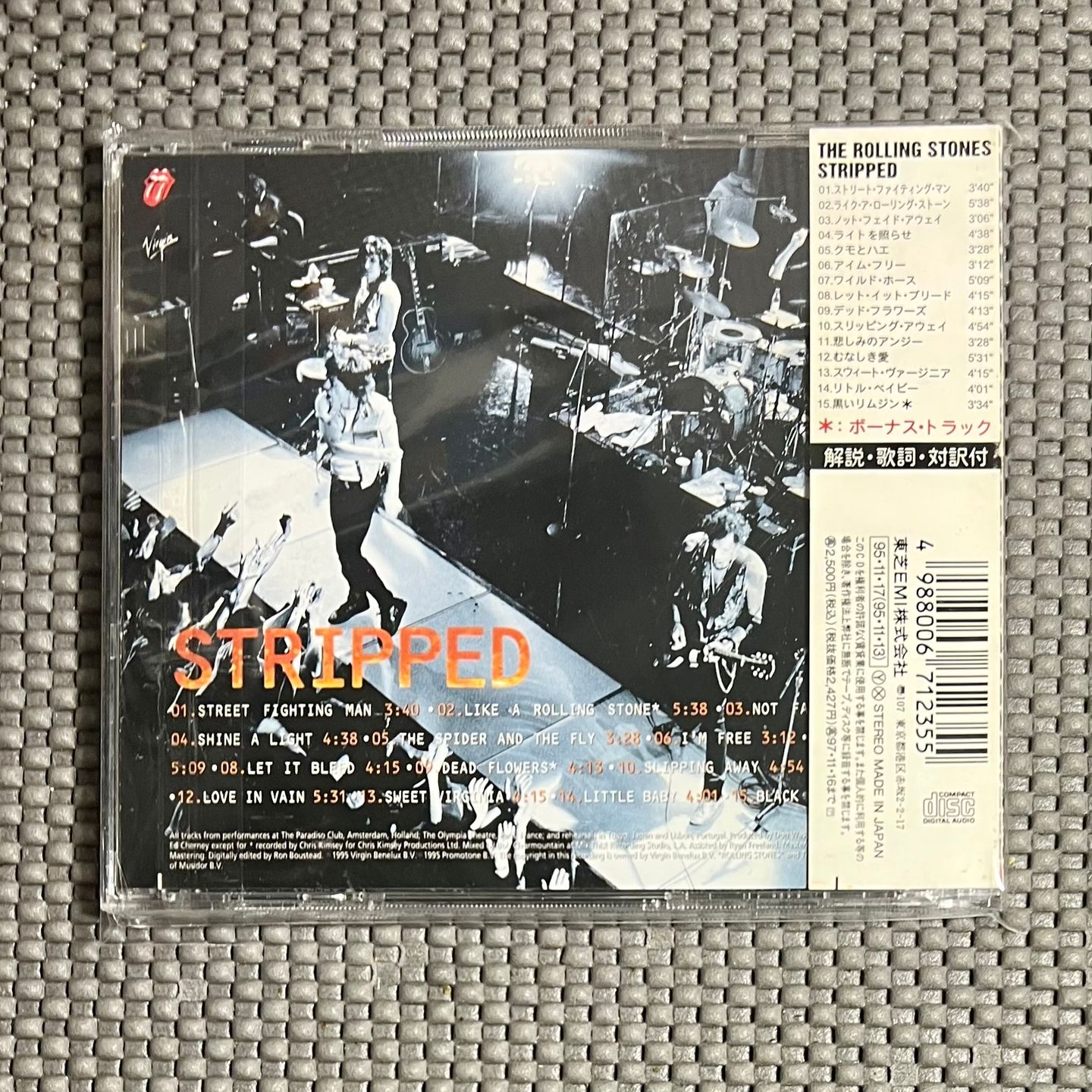 The Rolling Stones - Stripped [CD - 1st Japan Press - 1995 - Mint/NM] | Virgin (VJCP-25202) - 2