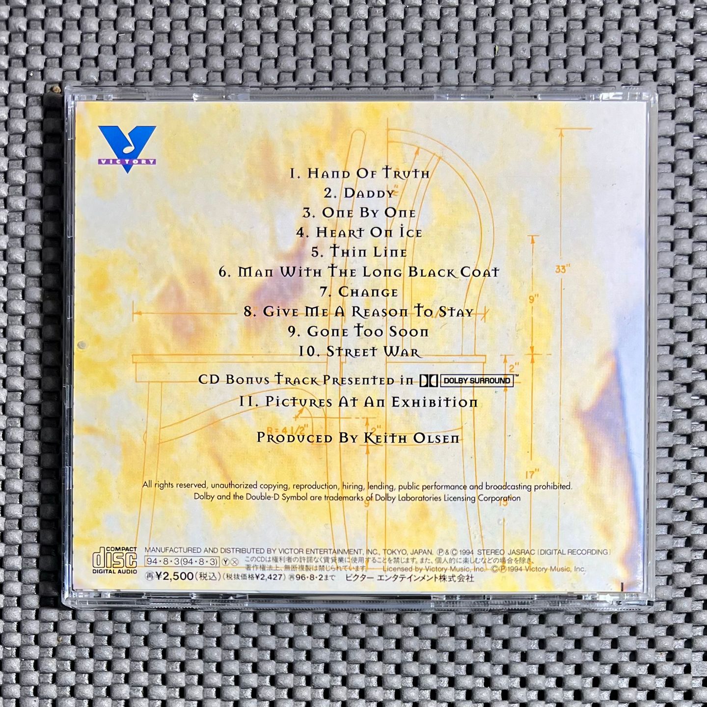 Emerson, Lake & Palmer - In The Hot Seat | Victory (VICP-5400) - 2