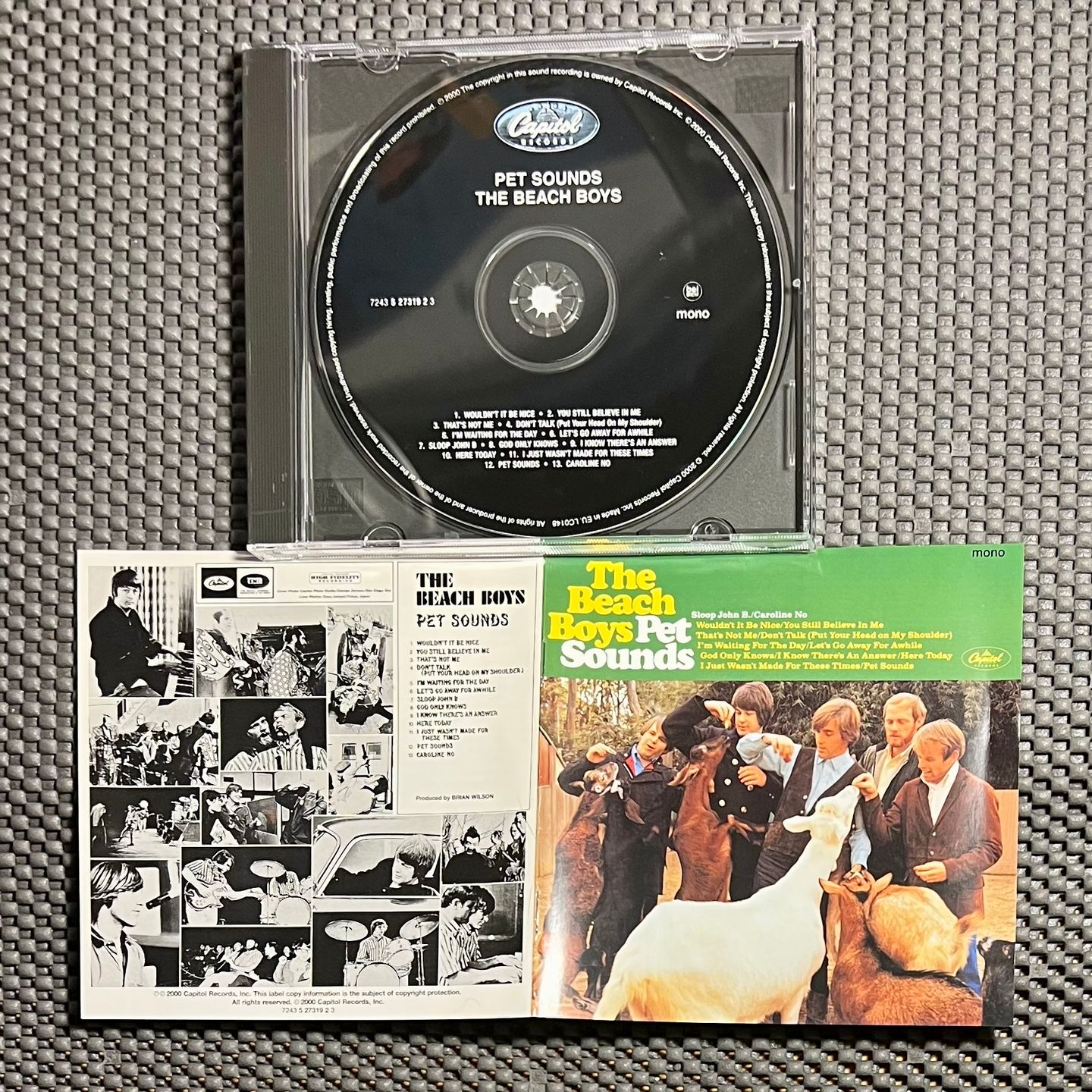 The Beach Boys - Pet Sounds [CD - EU - HDCD Mono Remaster - 2000 - Mint/Mint] | Capitol Records (7243 5 27319 2 3) - 3