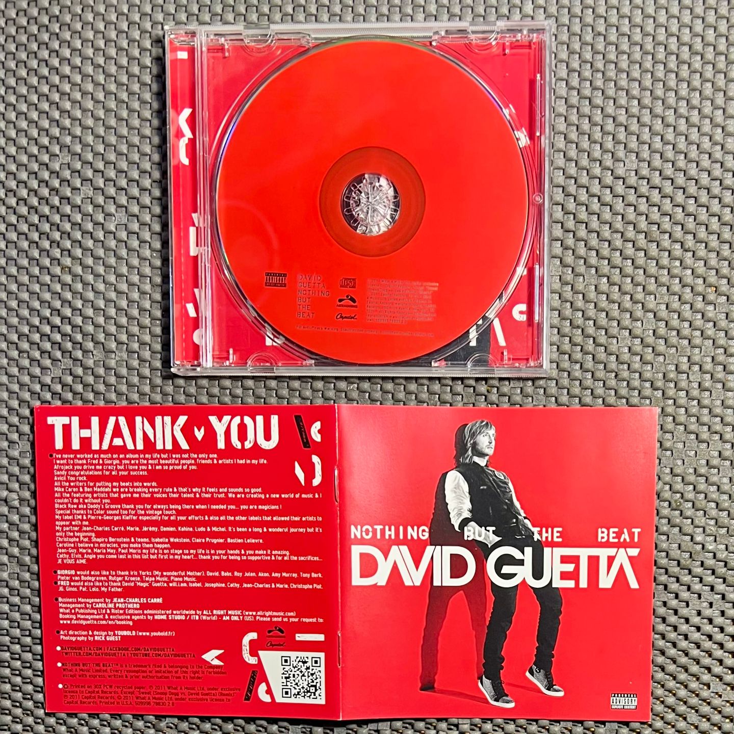 David Guetta - Nothing But The Beat [CD - 1st US Ed. - 2011 - NM/NM] Dance House | EMI (509996 78830 2 8) - 3