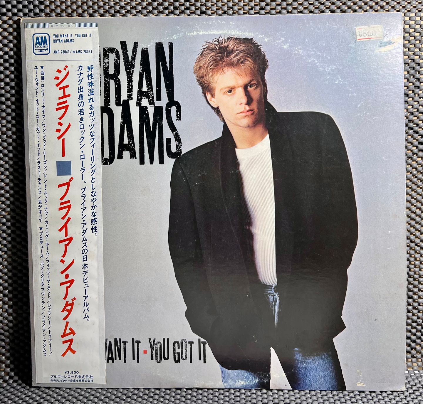 Bryan Adams - You Want It You Got It | A&M Records (AMP-28041) - main