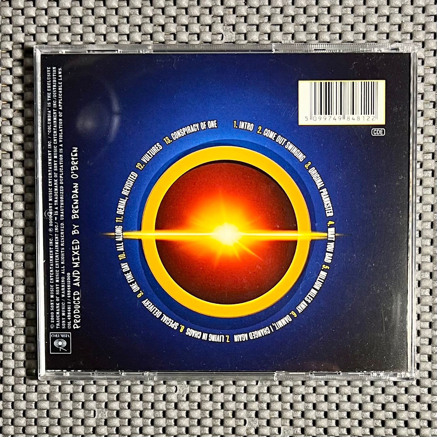 The Offspring - Conspiracy Of One [CD - 1st Press - EU - 2000 - NM/NM]  Alt Rock Punk | Columbia (COL 498481 2) - 2