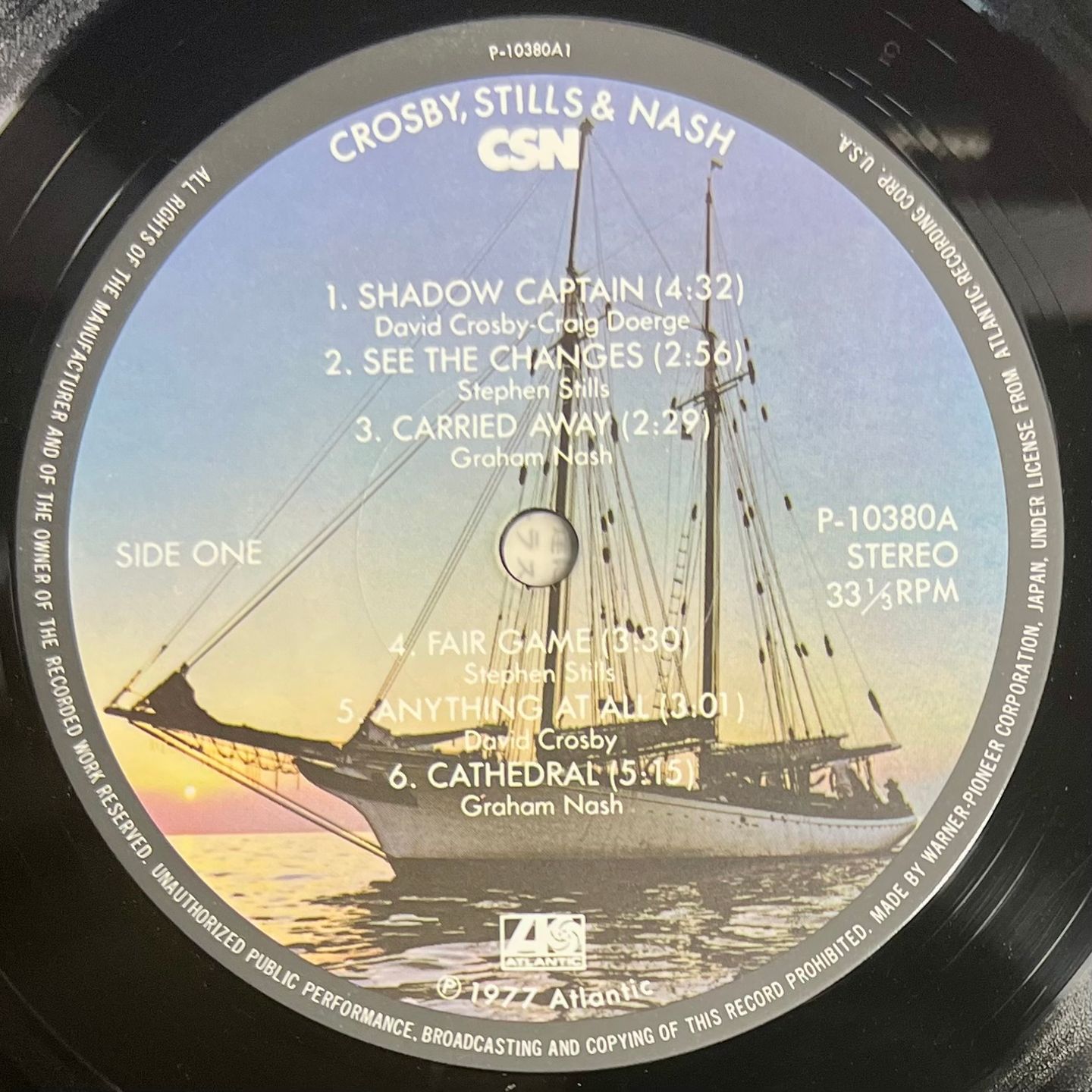 Crosby, Stills & Nash - CSN | Atlantic (P-10380A) - 5