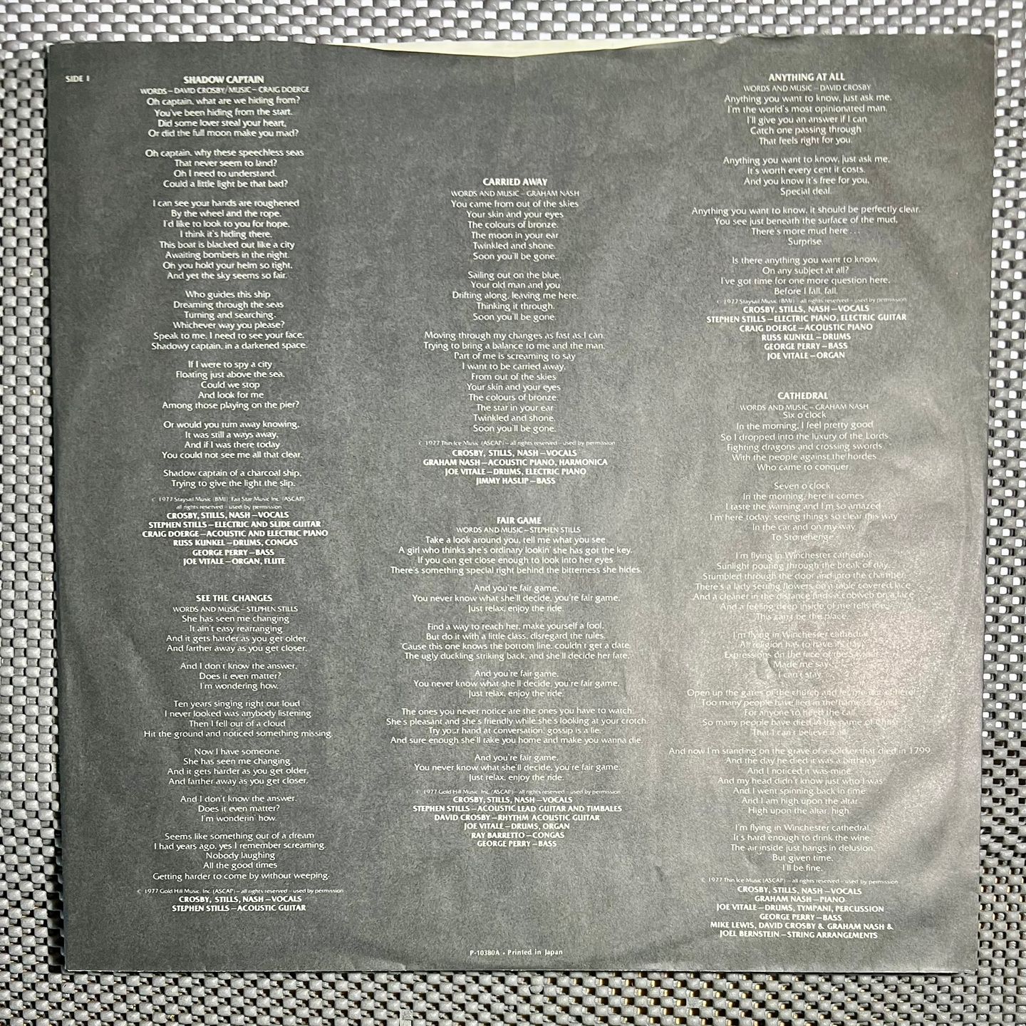 Crosby, Stills & Nash - CSN | Atlantic (P-10380A) - 7