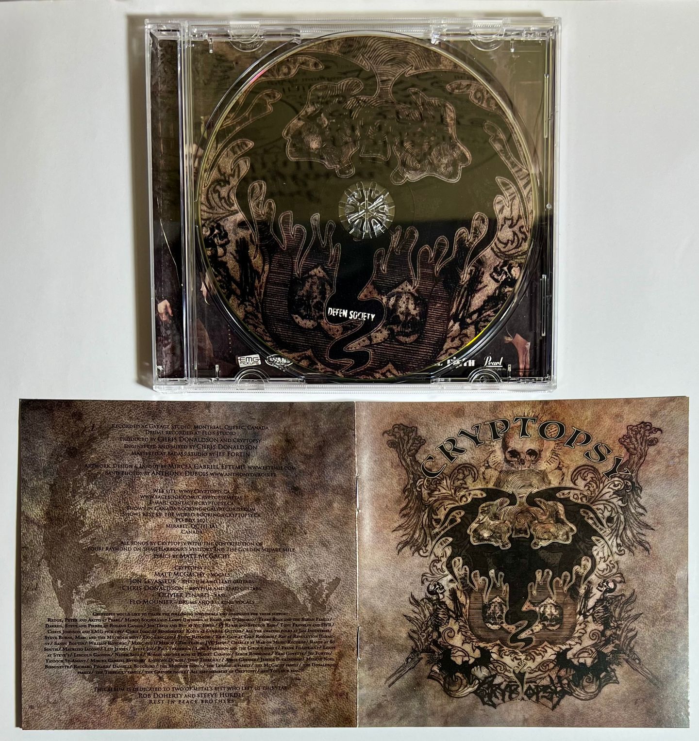 Cryptopsy - Cryptopsy | Defen Society (CR007) - 3
