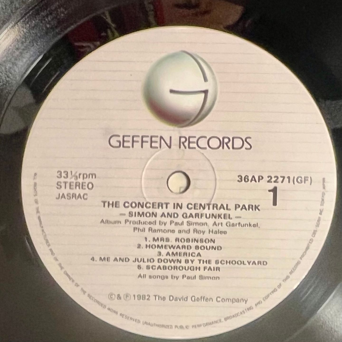 Simon & Garfunkel - The Concert In Central Park [2x LP - 1st Japan Press - 1982] | Geffen Records (36AP 2271~2) - 5