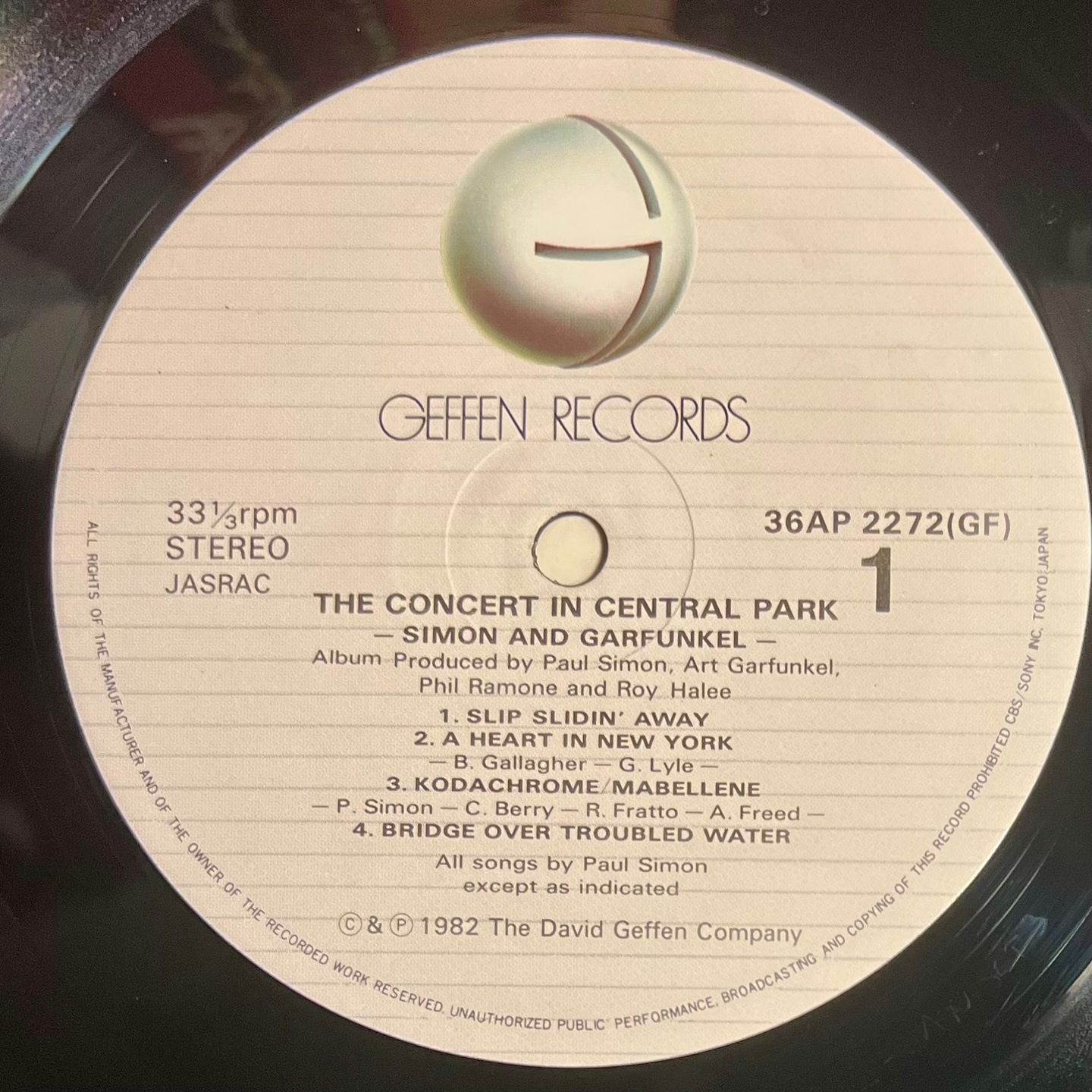 Simon & Garfunkel - The Concert In Central Park [2x LP - 1st Japan Press - 1982] | Geffen Records (36AP 2271~2) - 7