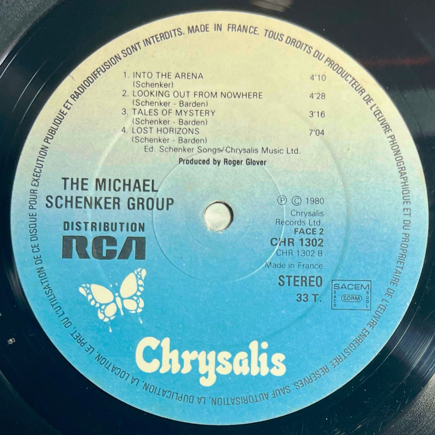 The Michael Schenker Group - The Michael Schenker Group | Chrysalis (CHR 1302) - 4
