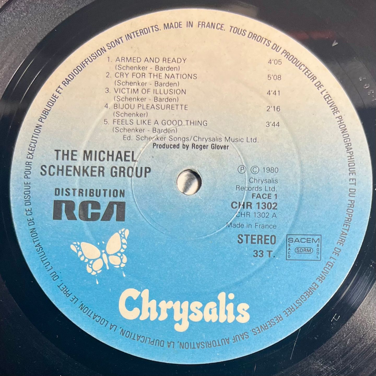 The Michael Schenker Group - The Michael Schenker Group | Chrysalis (CHR 1302) - 5