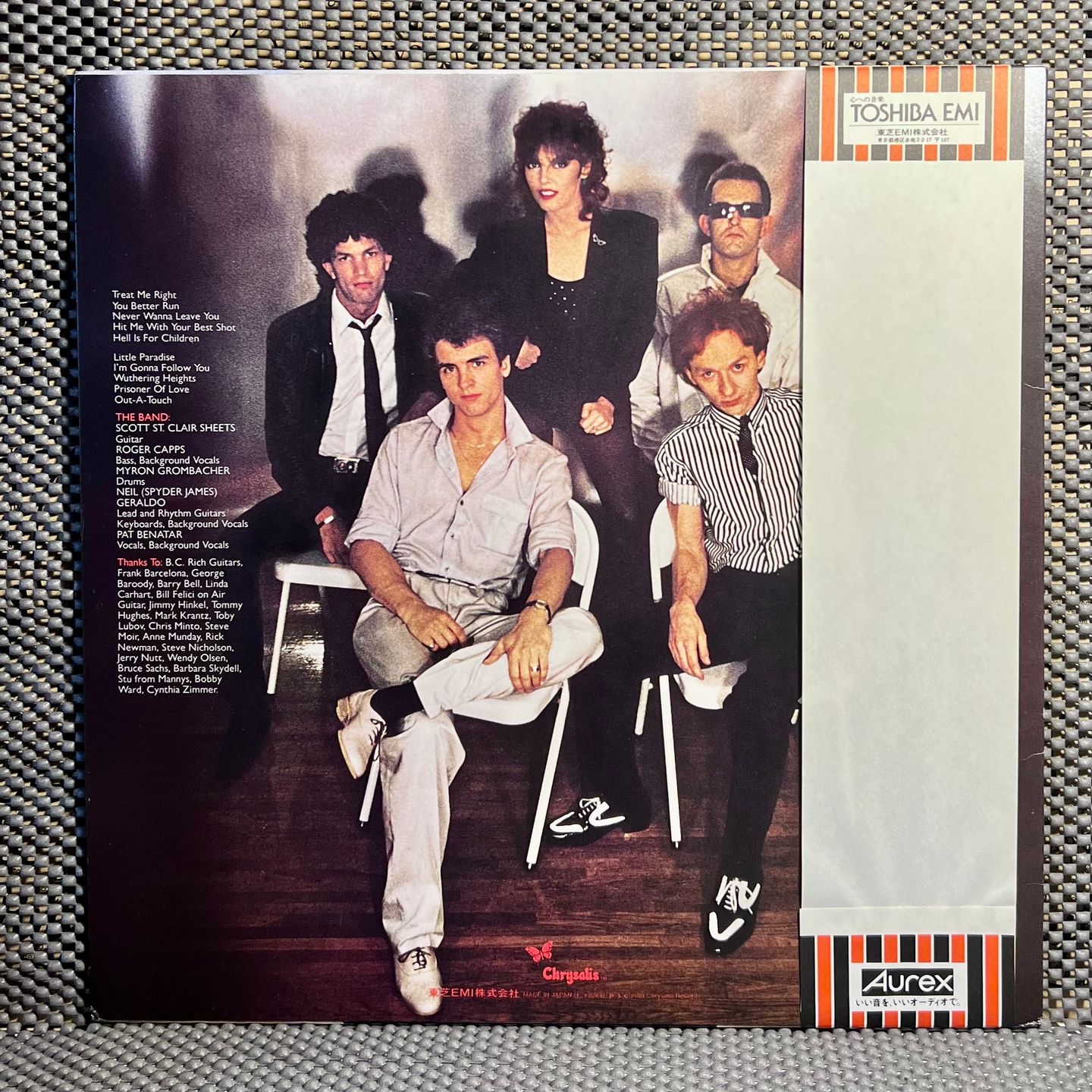 Pat Benatar - Crimes Of Passion [LP - 1st Japan Press - 1980 - Mint/Mint] | Chrysalis (WWS-81342) - 8