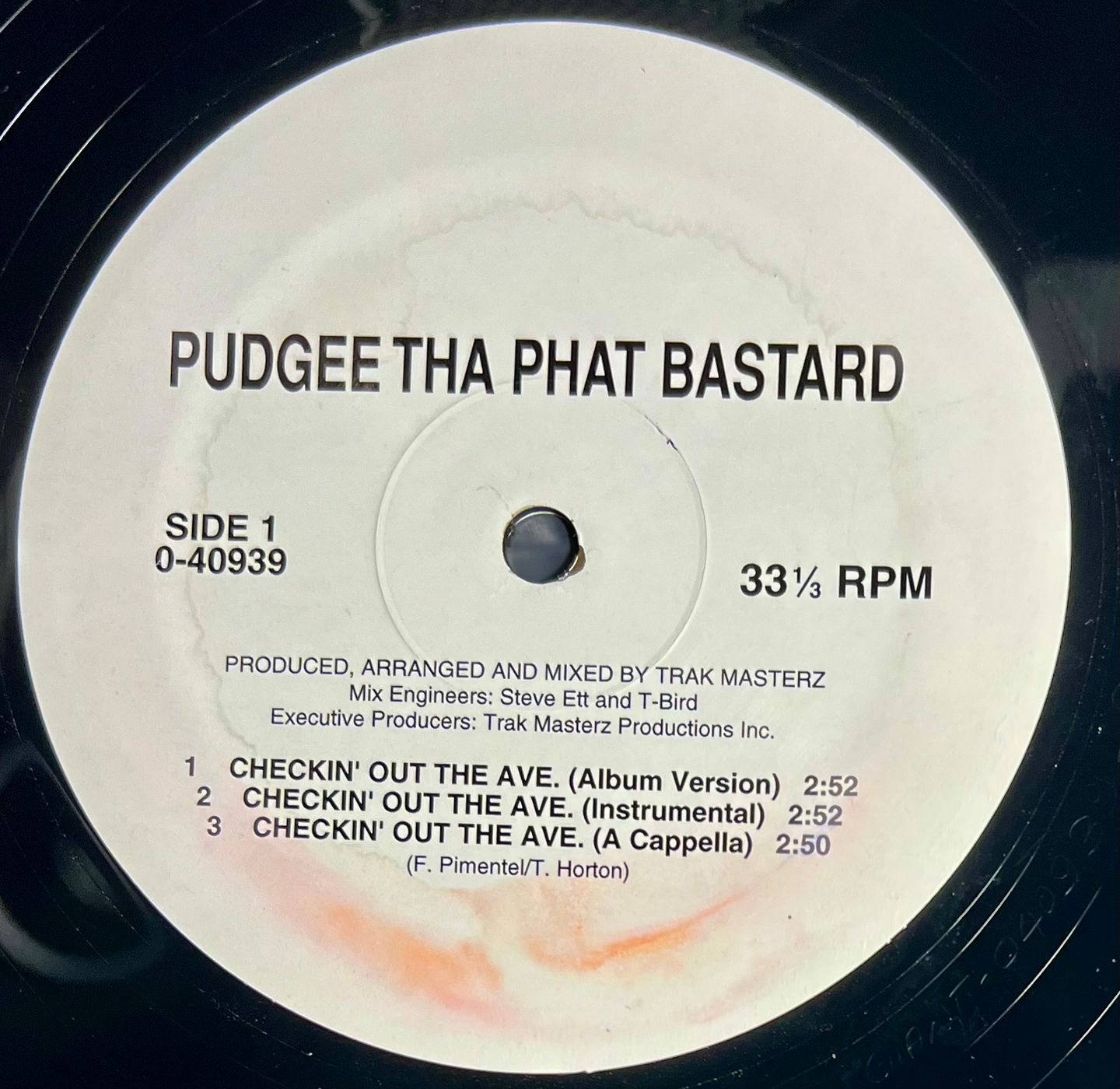 Pudgee Tha Phat Bastard - Checkin' Out The Ave. | Giant Records (0-40939) - 2