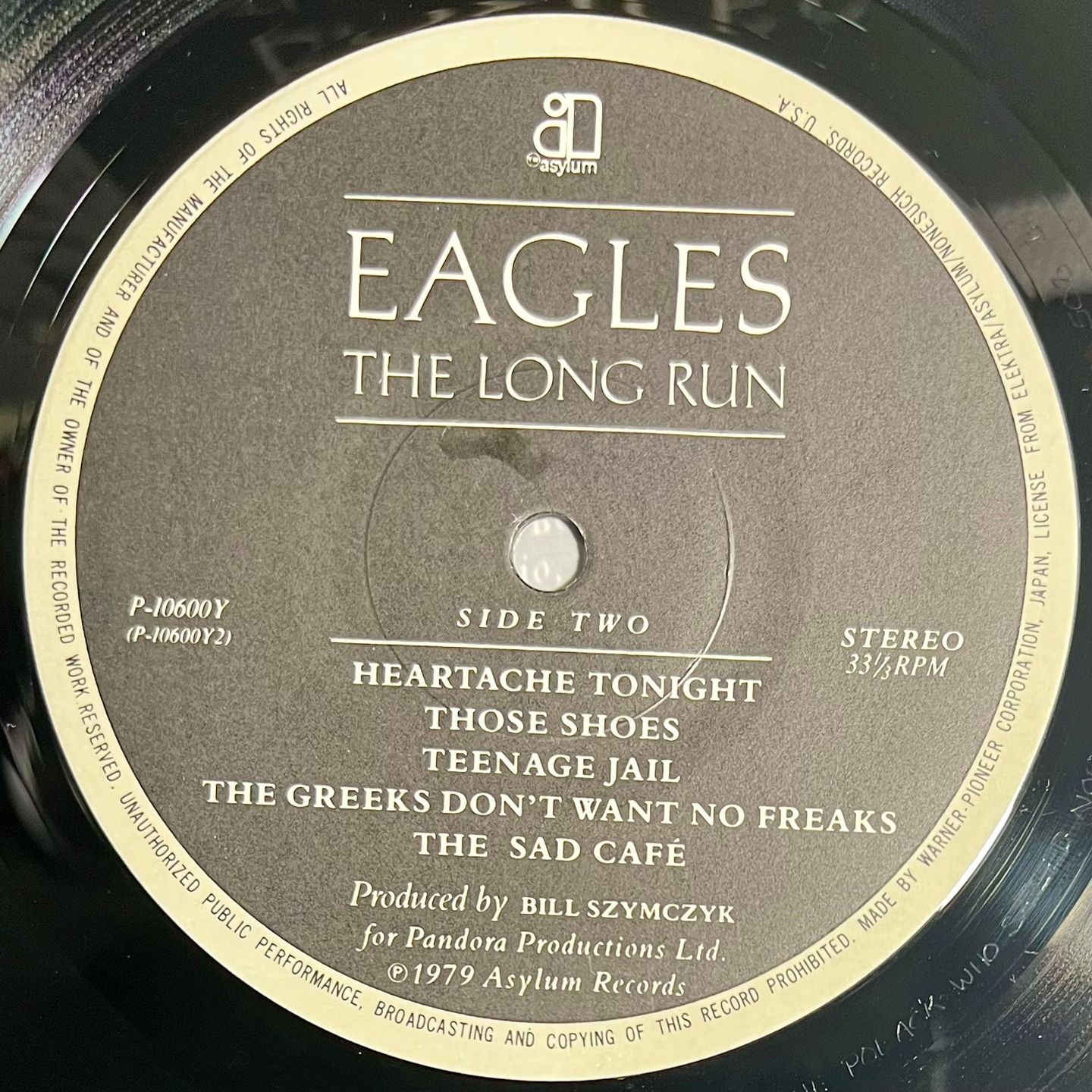 Eagles - The Long Run [LP OG JP 1979] | Asylum Records (P-10600Y) - 6