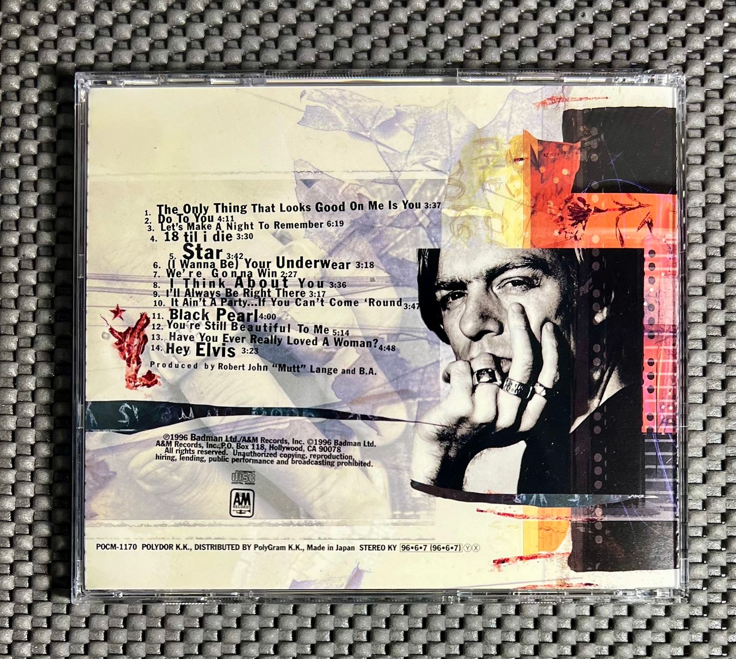 Bryan Adams - 18 Til I Die | A&M Records (POCM-1170) - 2