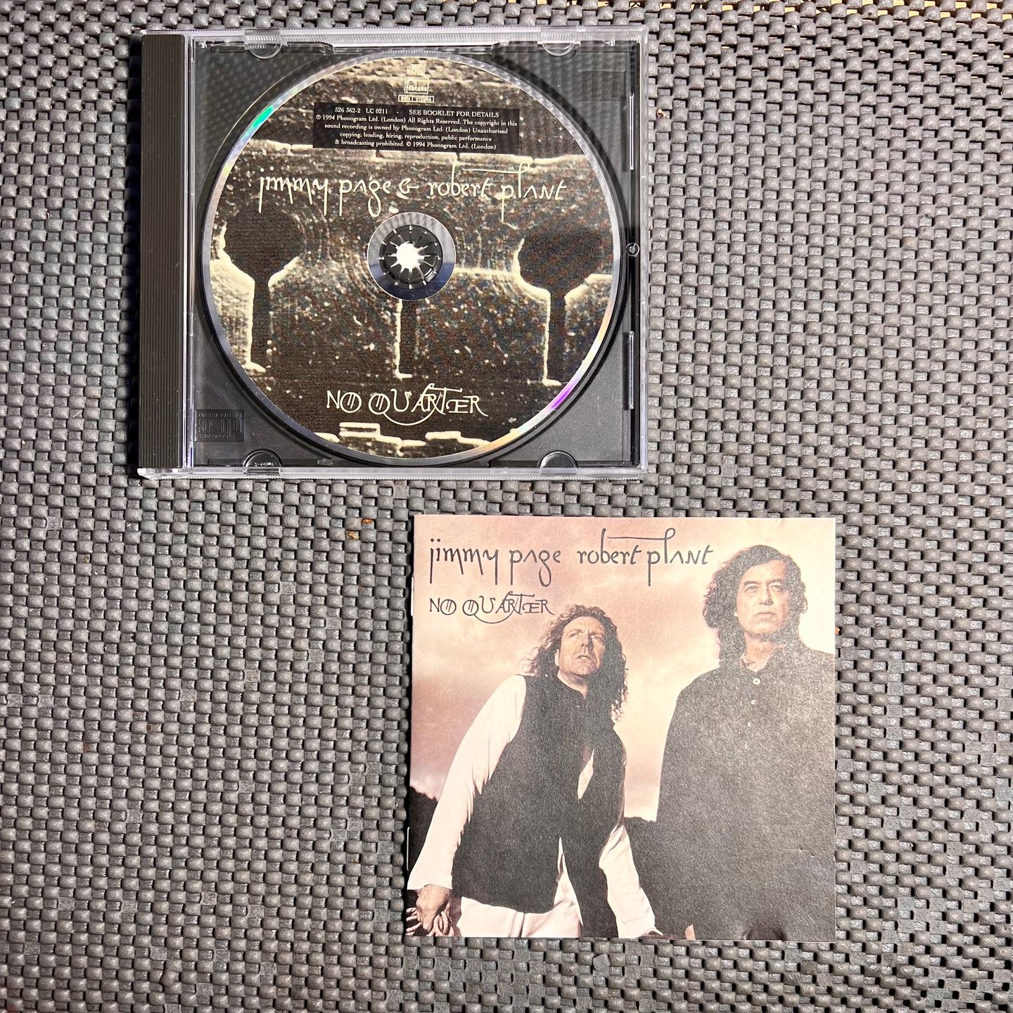 Jimmy Page & Robert Plant - No Quarter [CD - 1st EU Ed. - 1994 - VG+/EX] Rock | Fontana (526 362-2) - 3