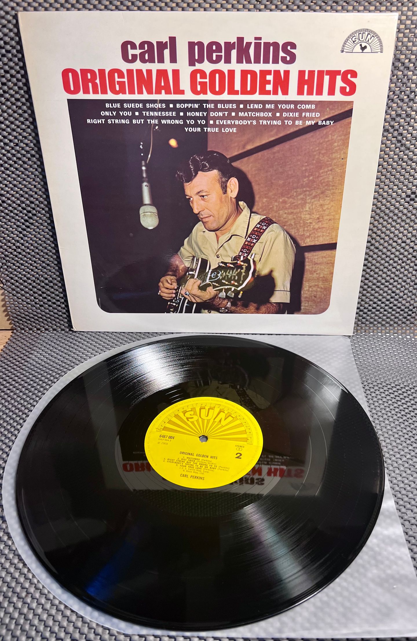 Carl Perkins - Original Golden Hits [LP - 1st UK Press - 1969 NM/NM] | Sun (6467 004) - 2
