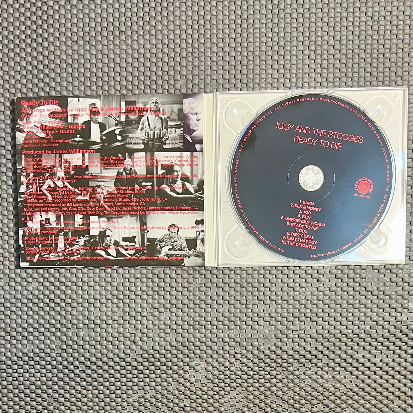 The Stooges  &  Iggy Pop - Ready To Die [CD - 1st US Ed. - 2013 - FP1296-2 - Mint/NM] Punk Rock | Fat Possum Records (FP1296-2) - 3