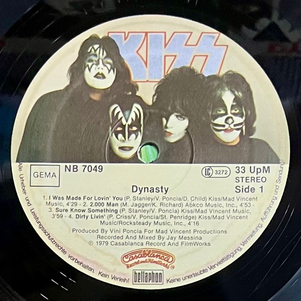 Kiss - Dynasty [Vinyl LP - 1st DE Press - 1979 - NB 7049 - Nm/Nm] Hard Rock | Casablanca (NB 7049) - 4