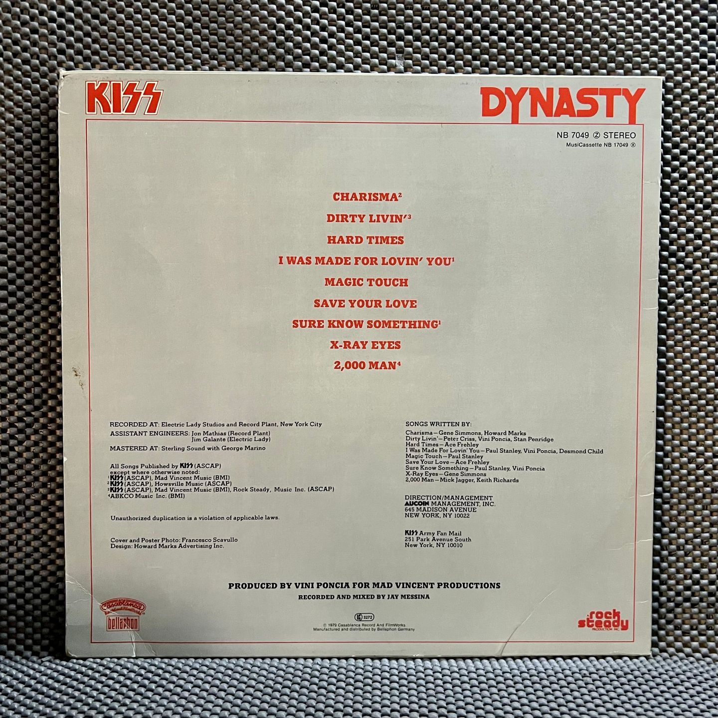 Kiss - Dynasty [Vinyl LP - 1st DE Press - 1979 - NB 7049 - Nm/Nm] Hard Rock | Casablanca (NB 7049) - 3