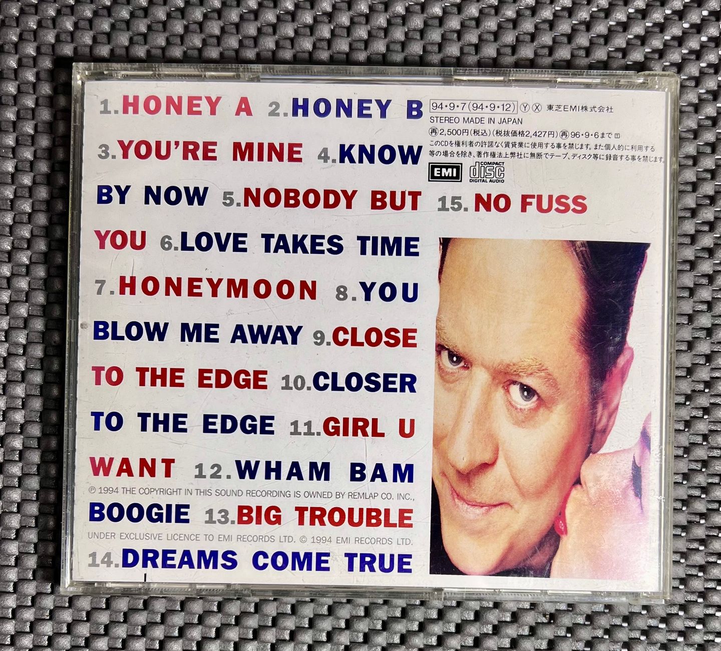 Robert Palmer - Honey | EMI (TOCP-8357) - 2